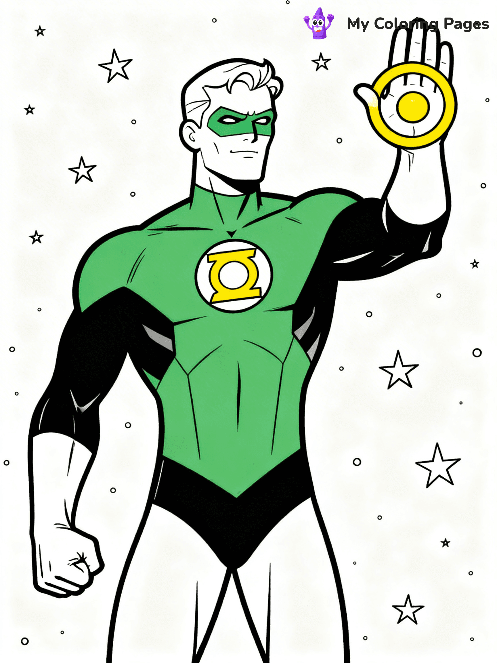 Green Lantern Coloring Pages - 26