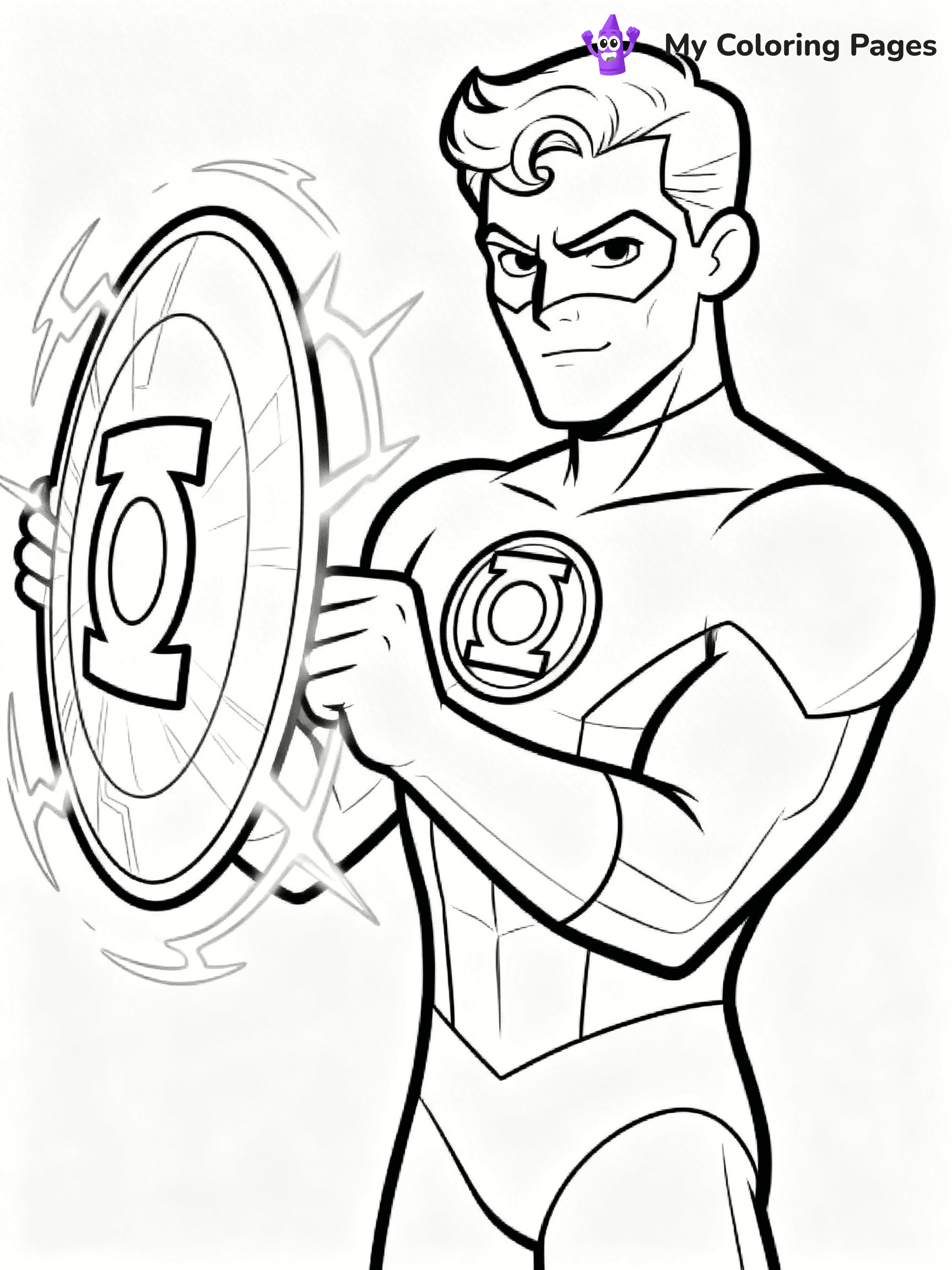 Green Lantern Coloring Pages - 24