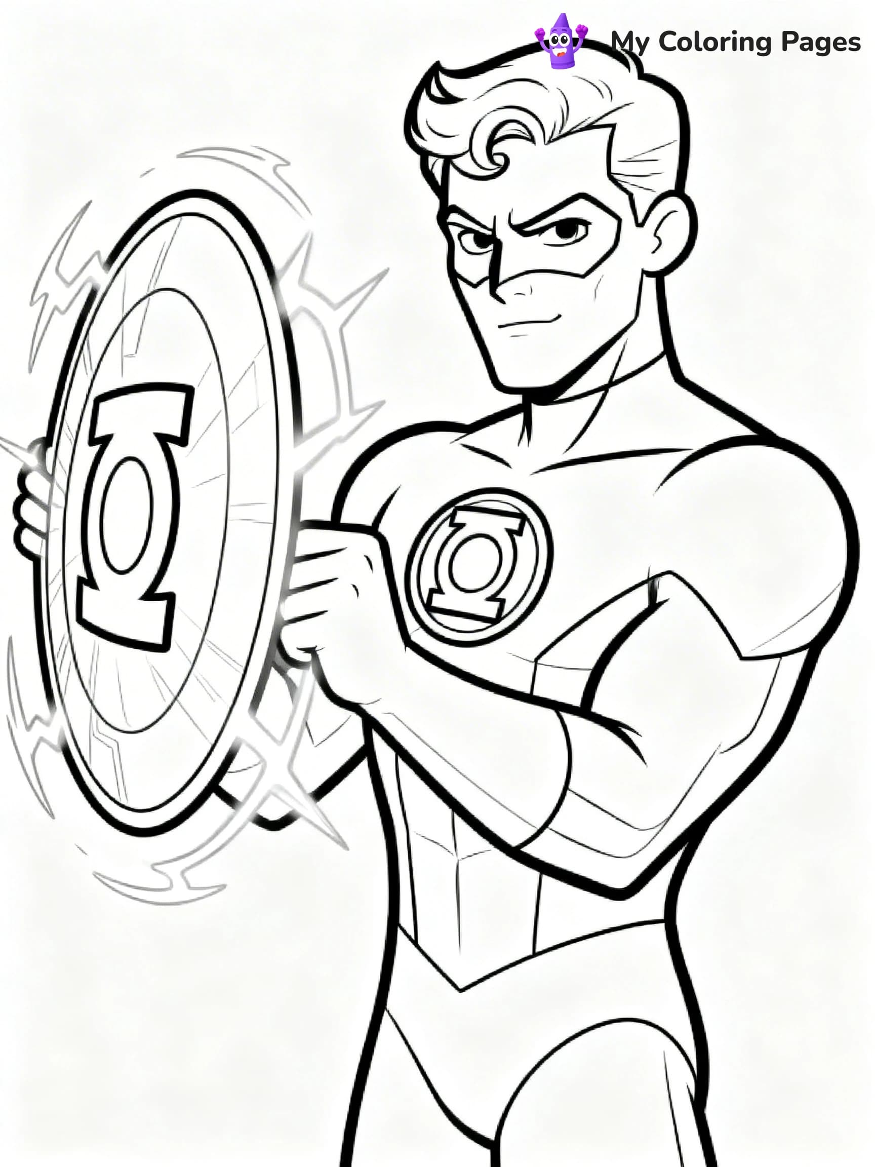 Green Lantern Coloring Pages - 24