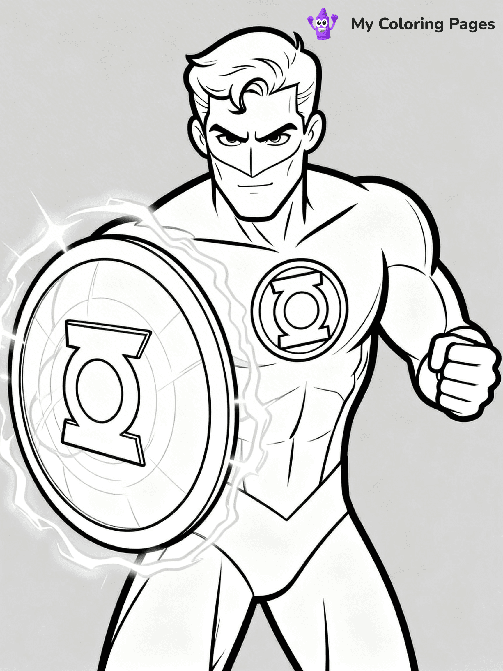 Green Lantern Coloring Pages - 20