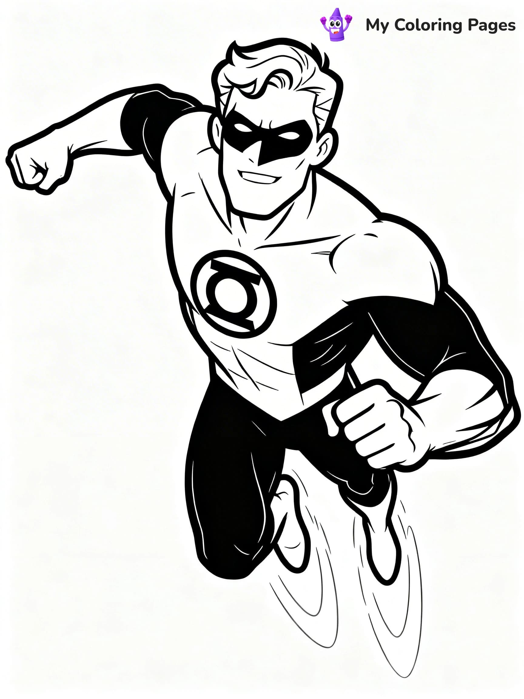 Green Lantern Coloring Pages - 18