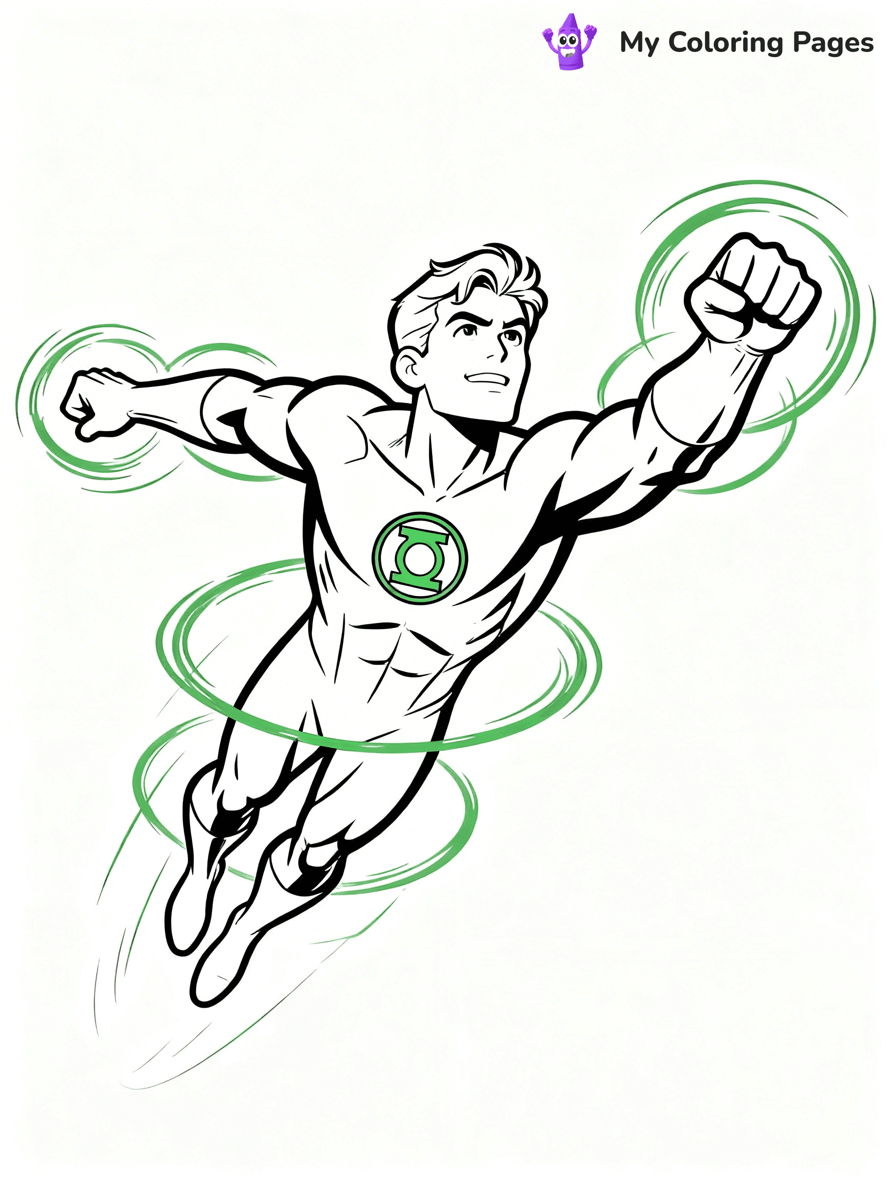Green Lantern Coloring Pages - 17
