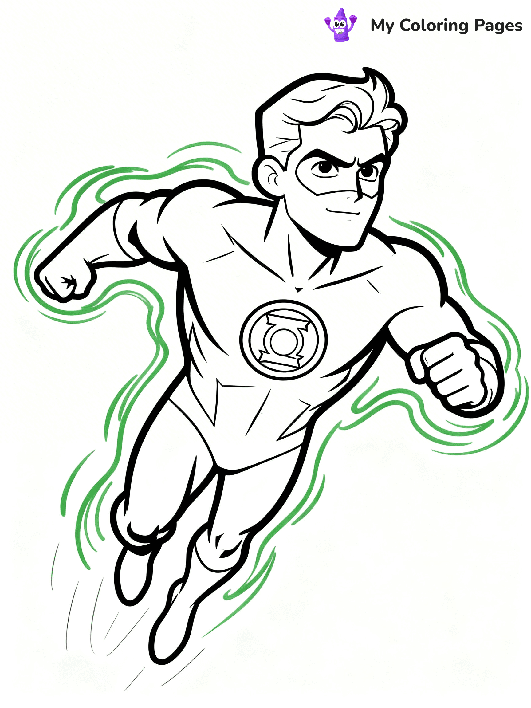 Green Lantern Coloring Pages - 16