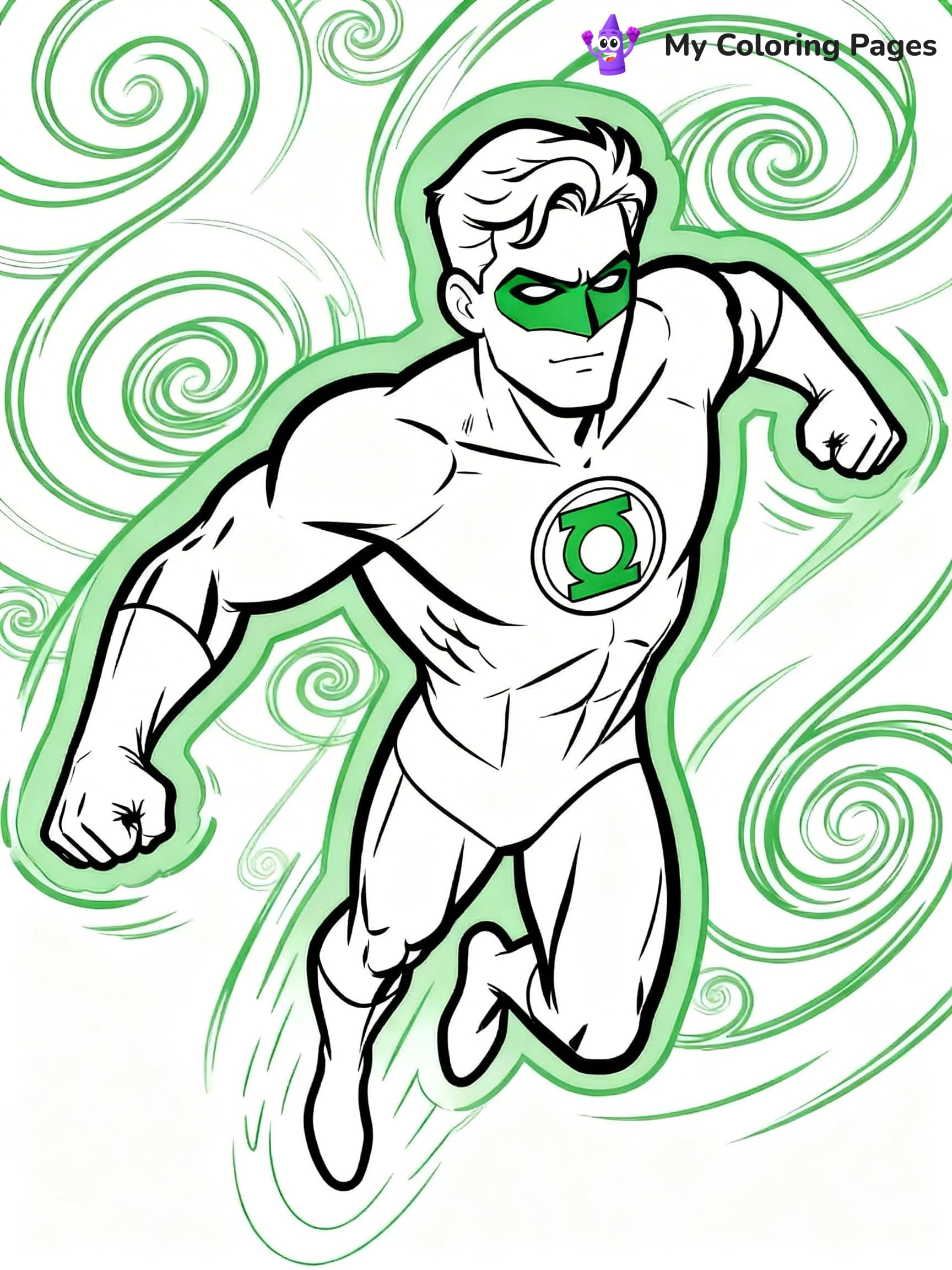 Green Lantern Coloring Pages - 15
