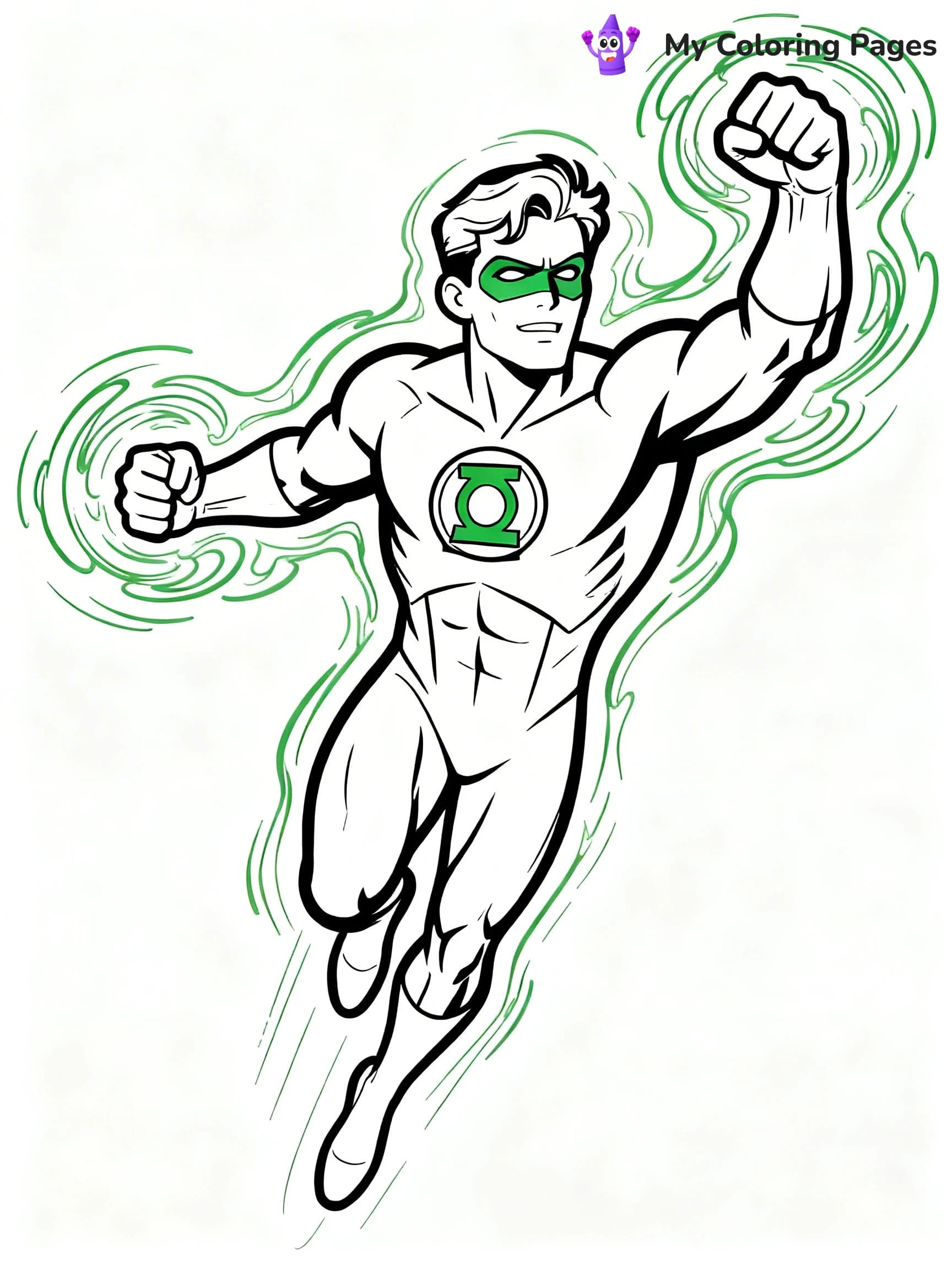 Green Lantern Coloring Pages - 14