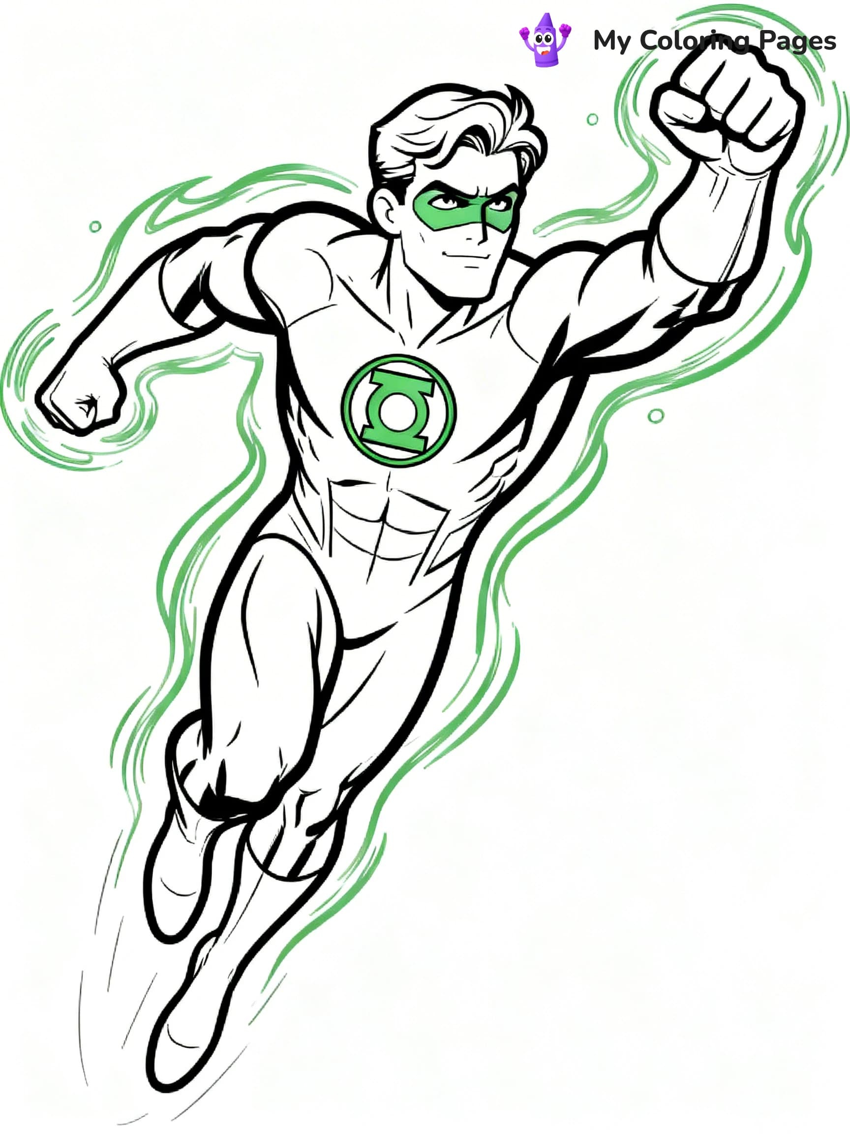 Green Lantern Coloring Pages - 13