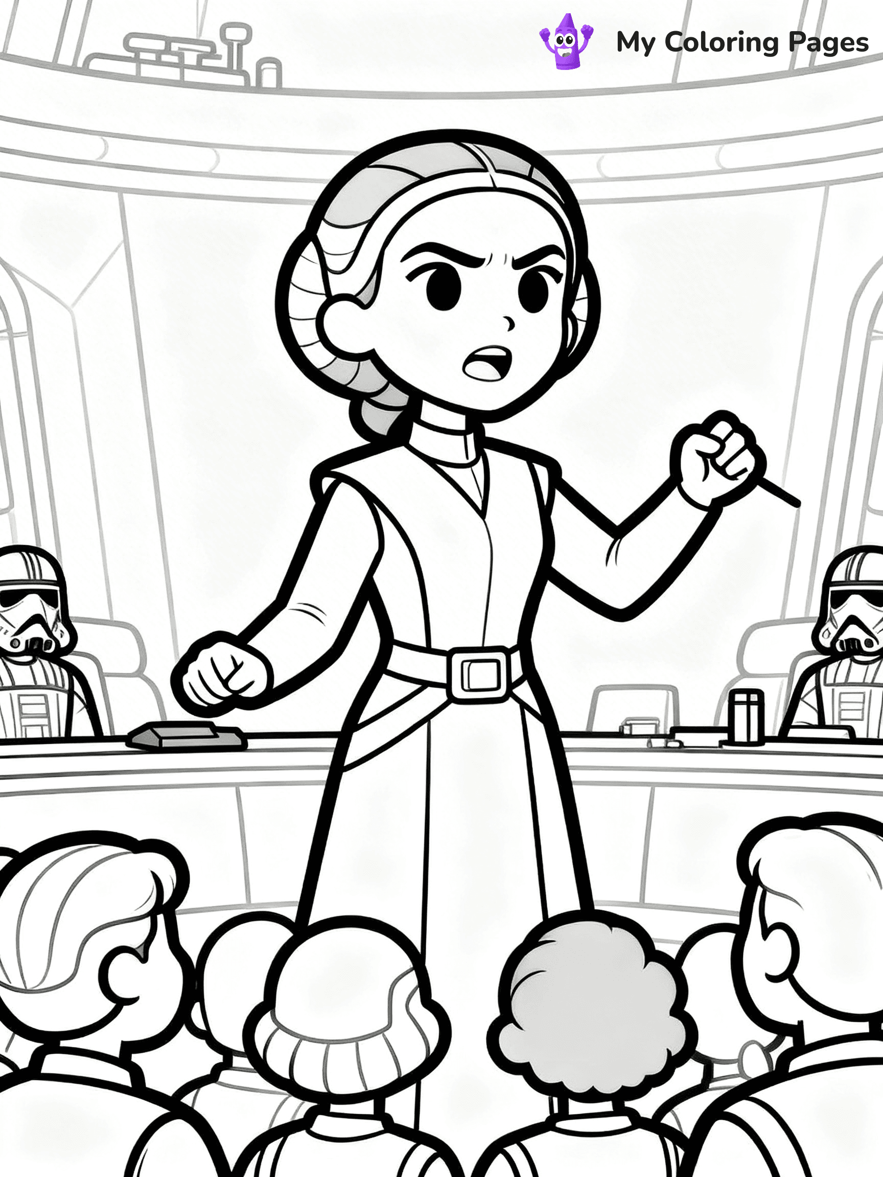 Padmé Coloring Pages - 21