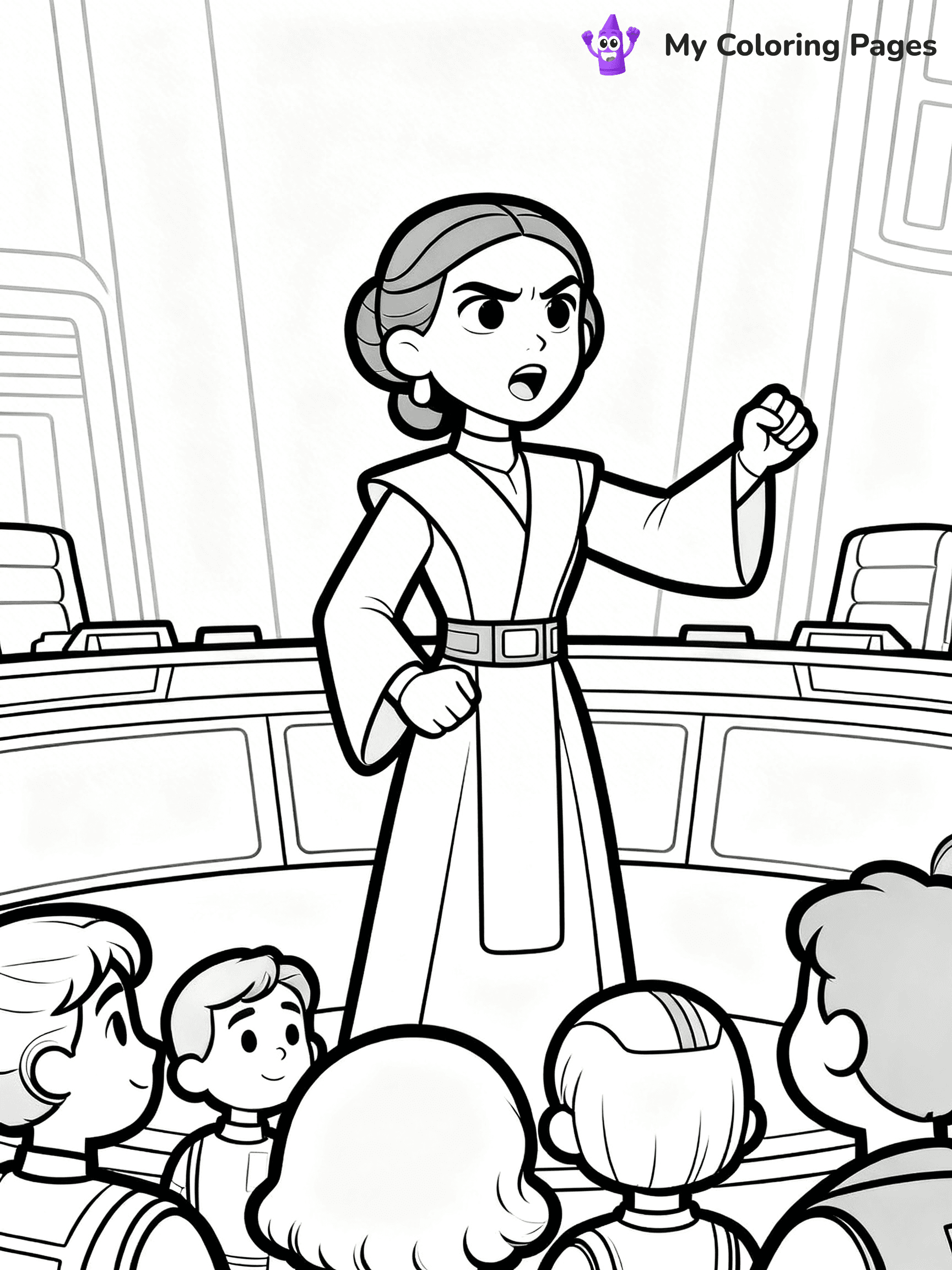 Padmé Coloring Pages - 20