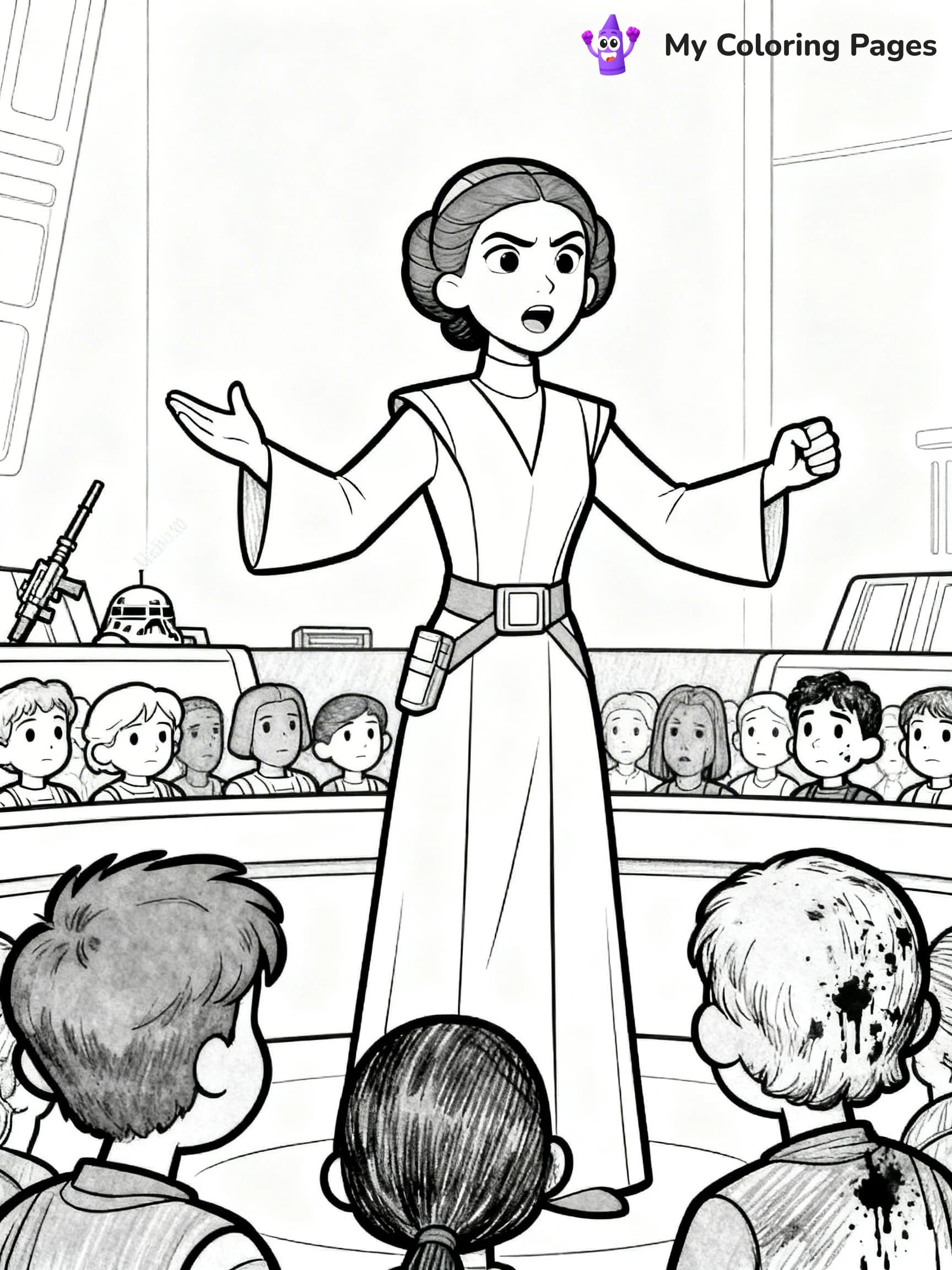 Padmé Coloring Pages - 18