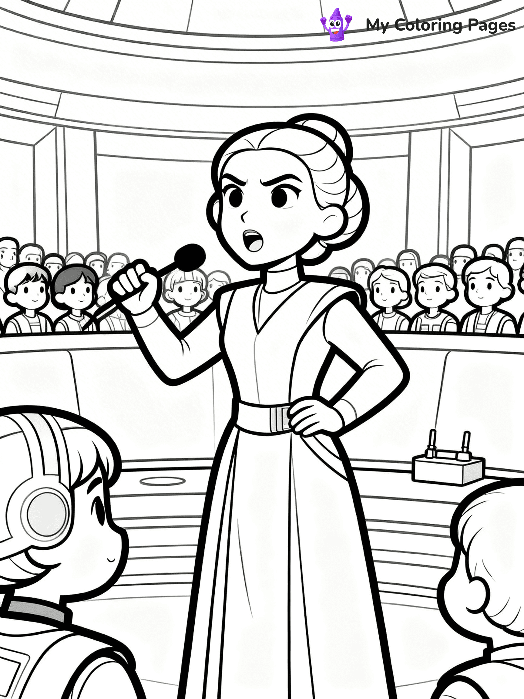Padmé Coloring Pages - 17