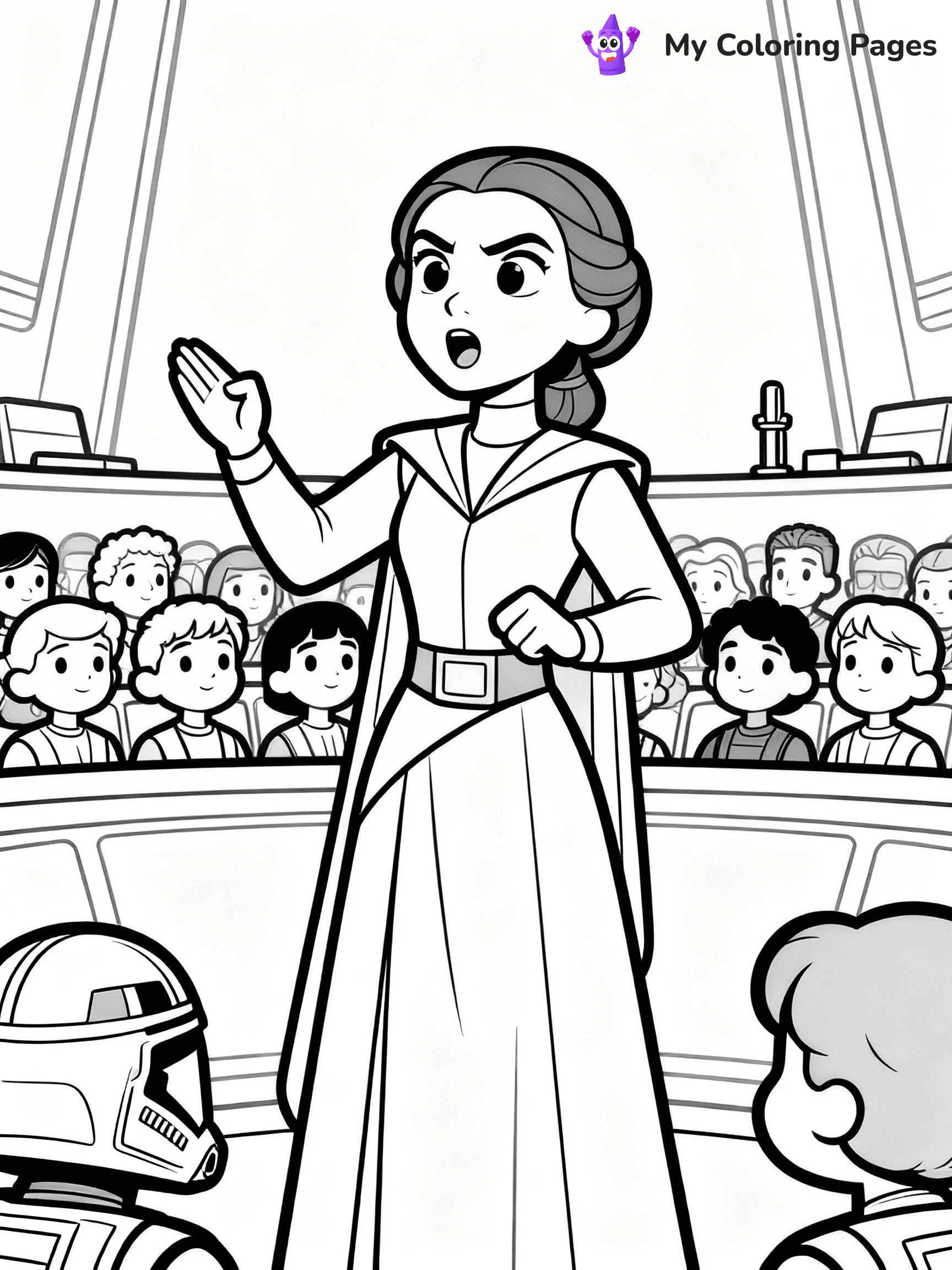 Padmé Coloring Pages - 15