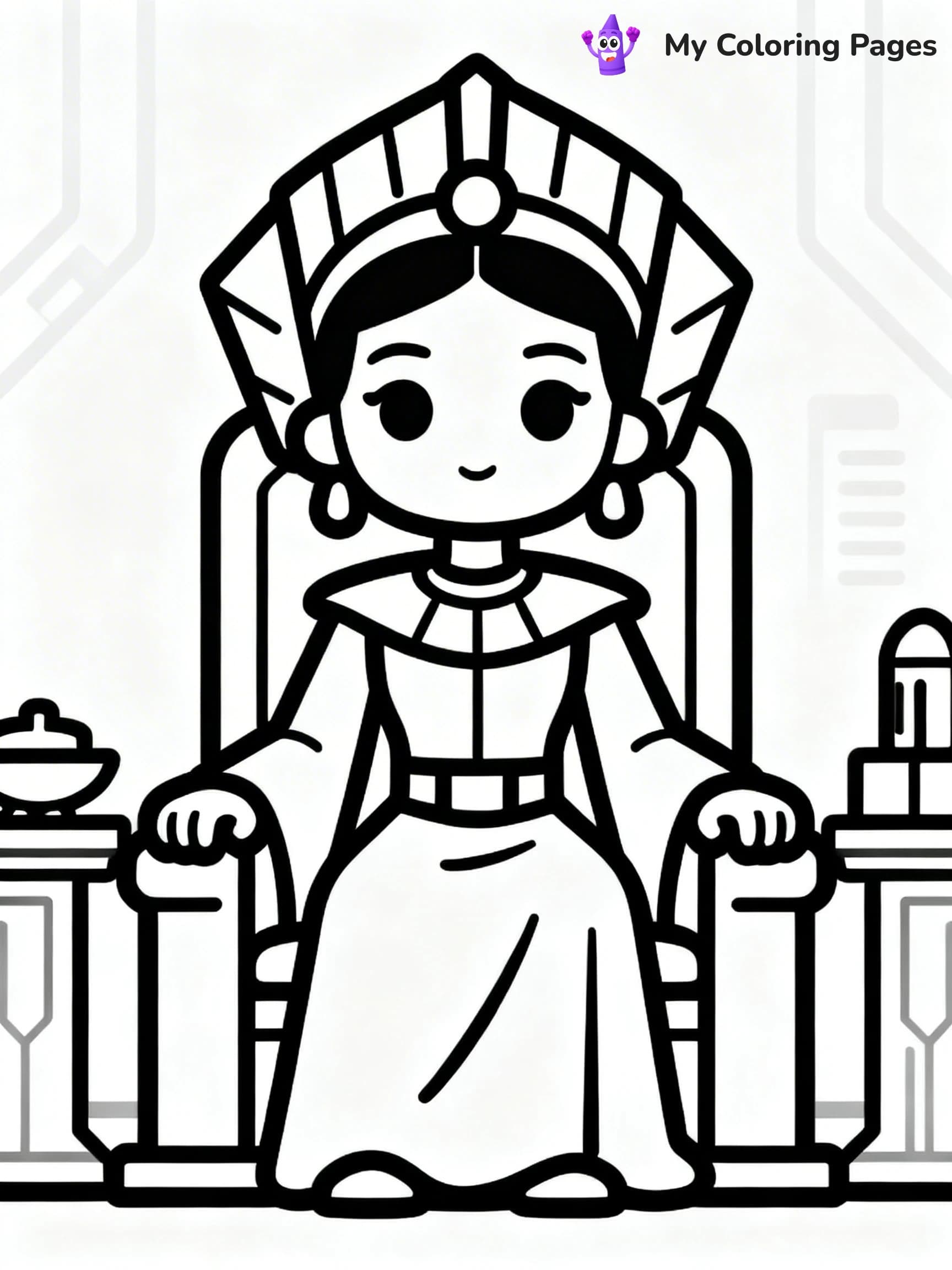 Padmé Coloring Pages - 11
