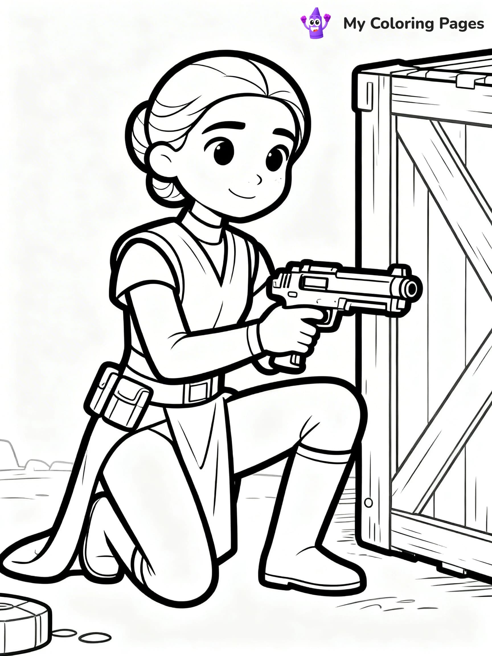 Padmé Coloring Pages - 3