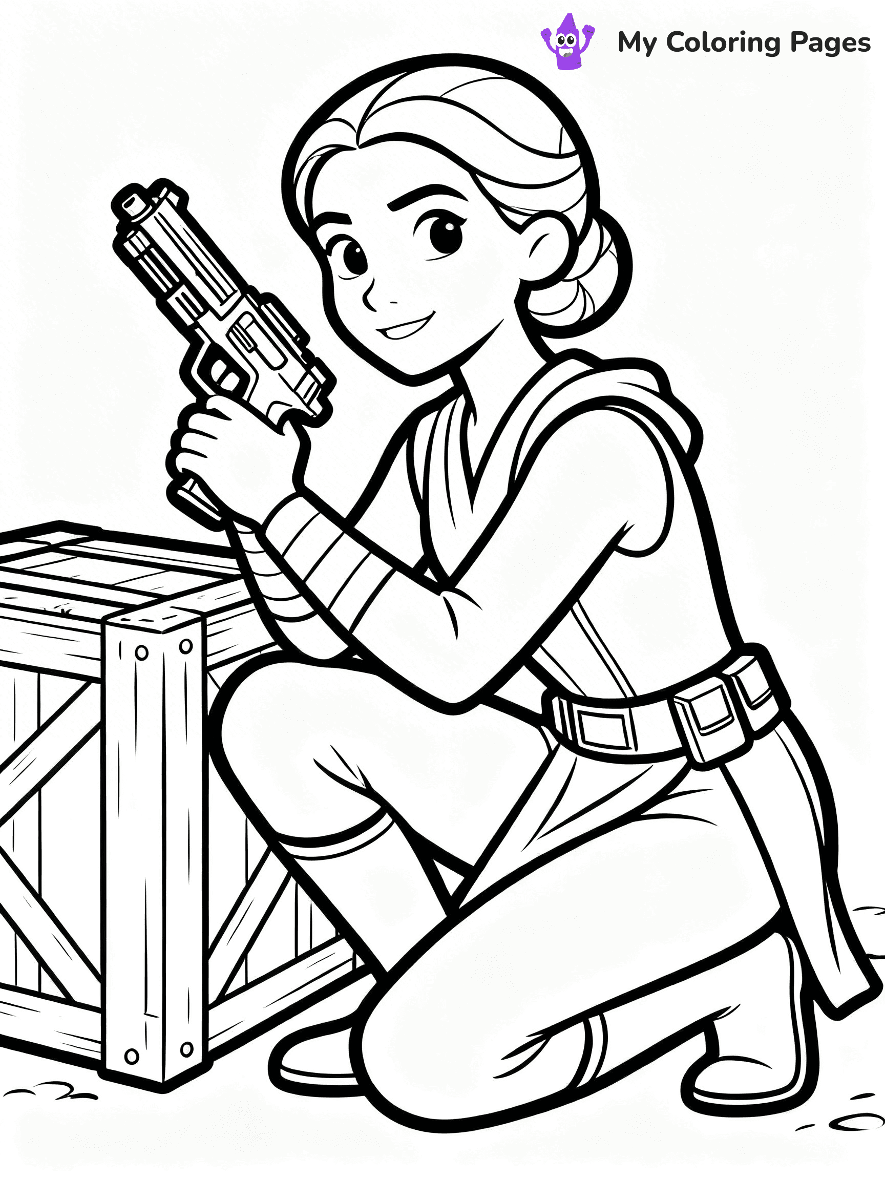 Padmé Coloring Pages - 2