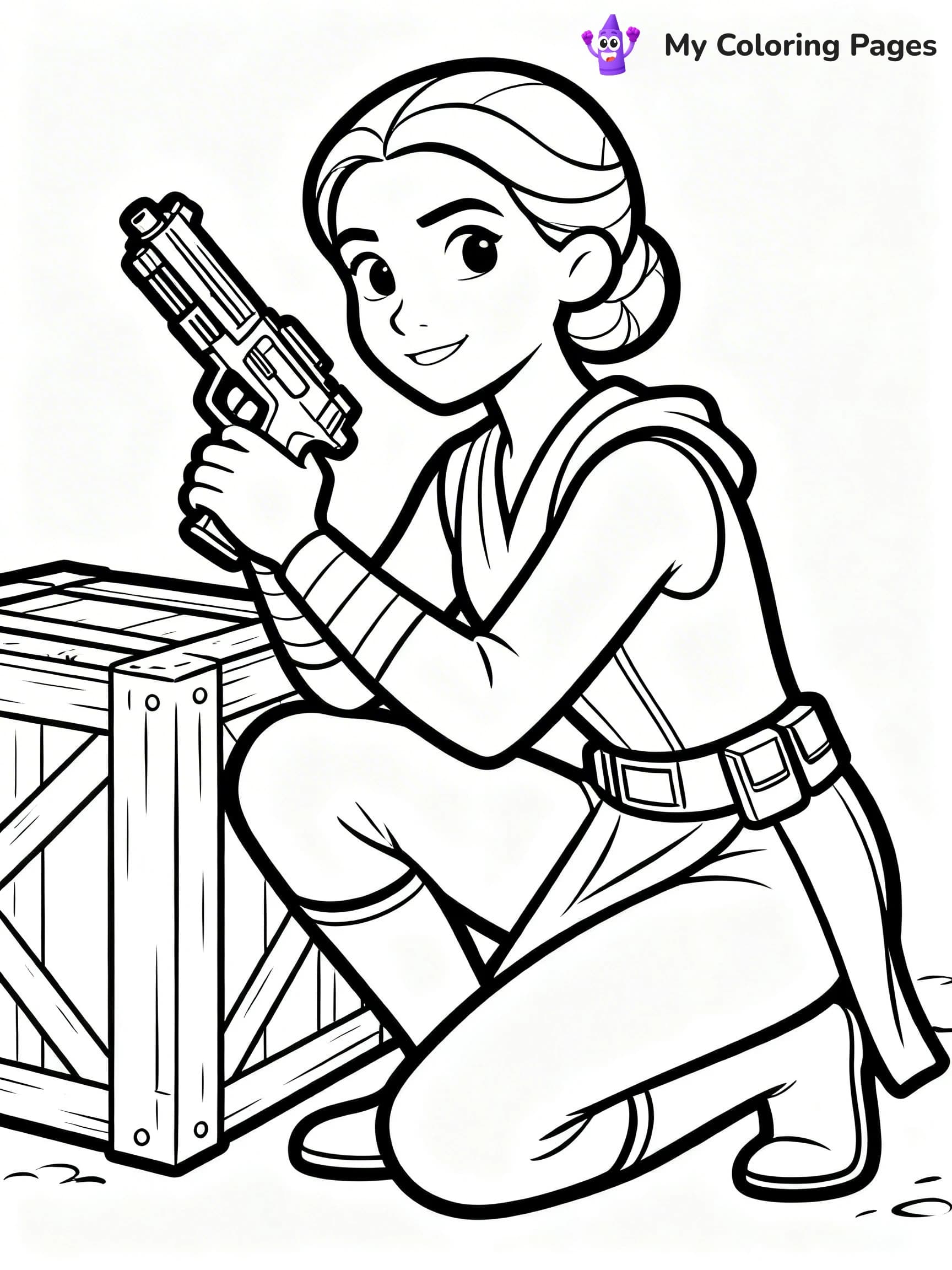 Padmé Coloring Pages - 2