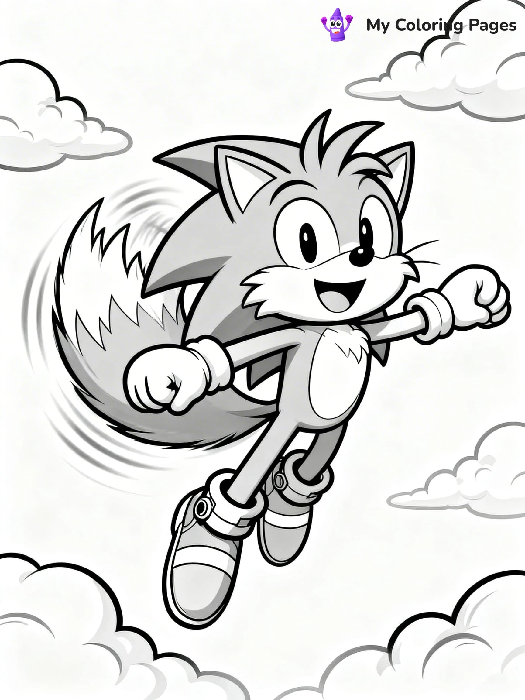 Super Sonic Coloring Pages - 21