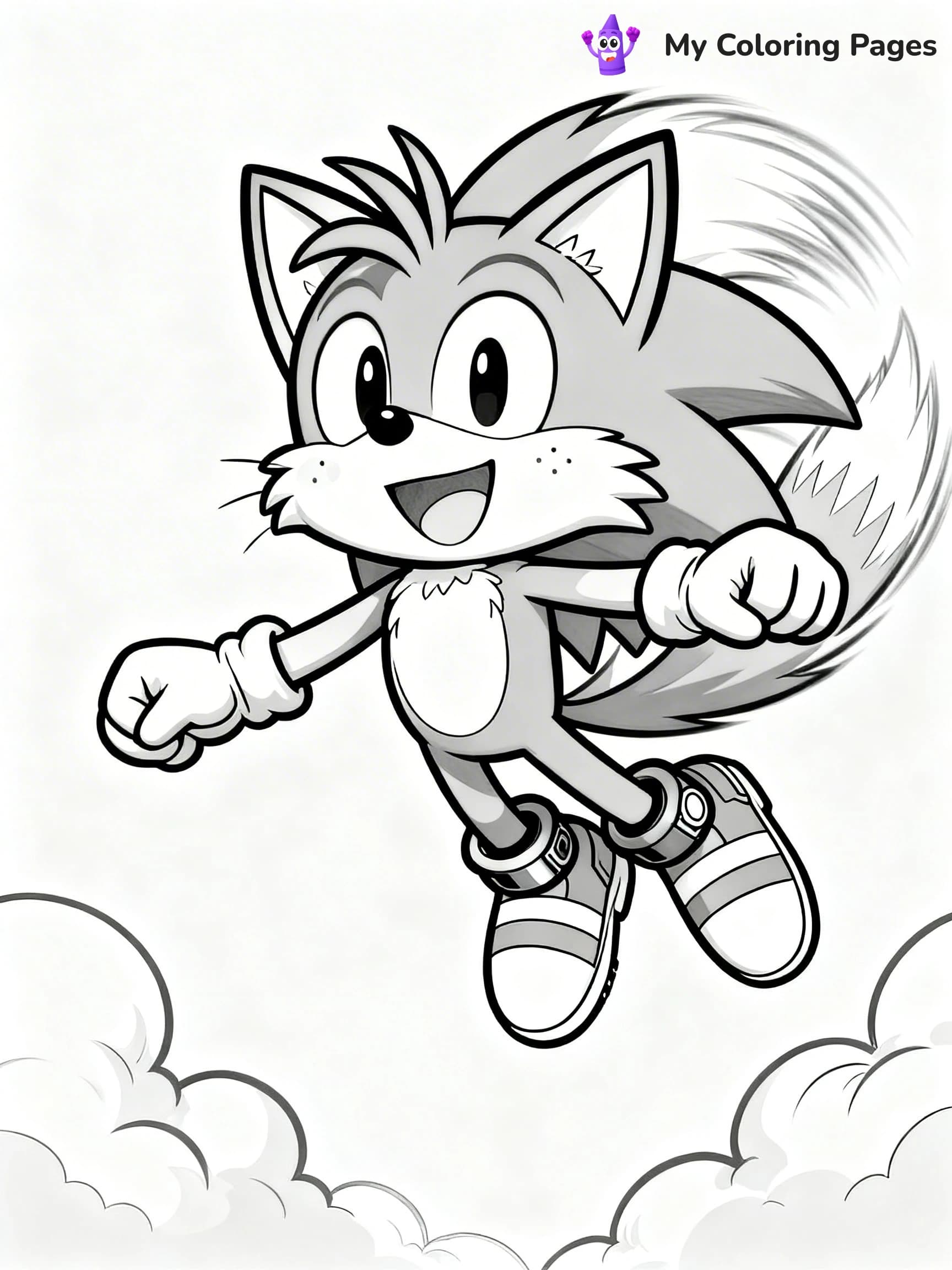 Super Sonic Coloring Pages - 20