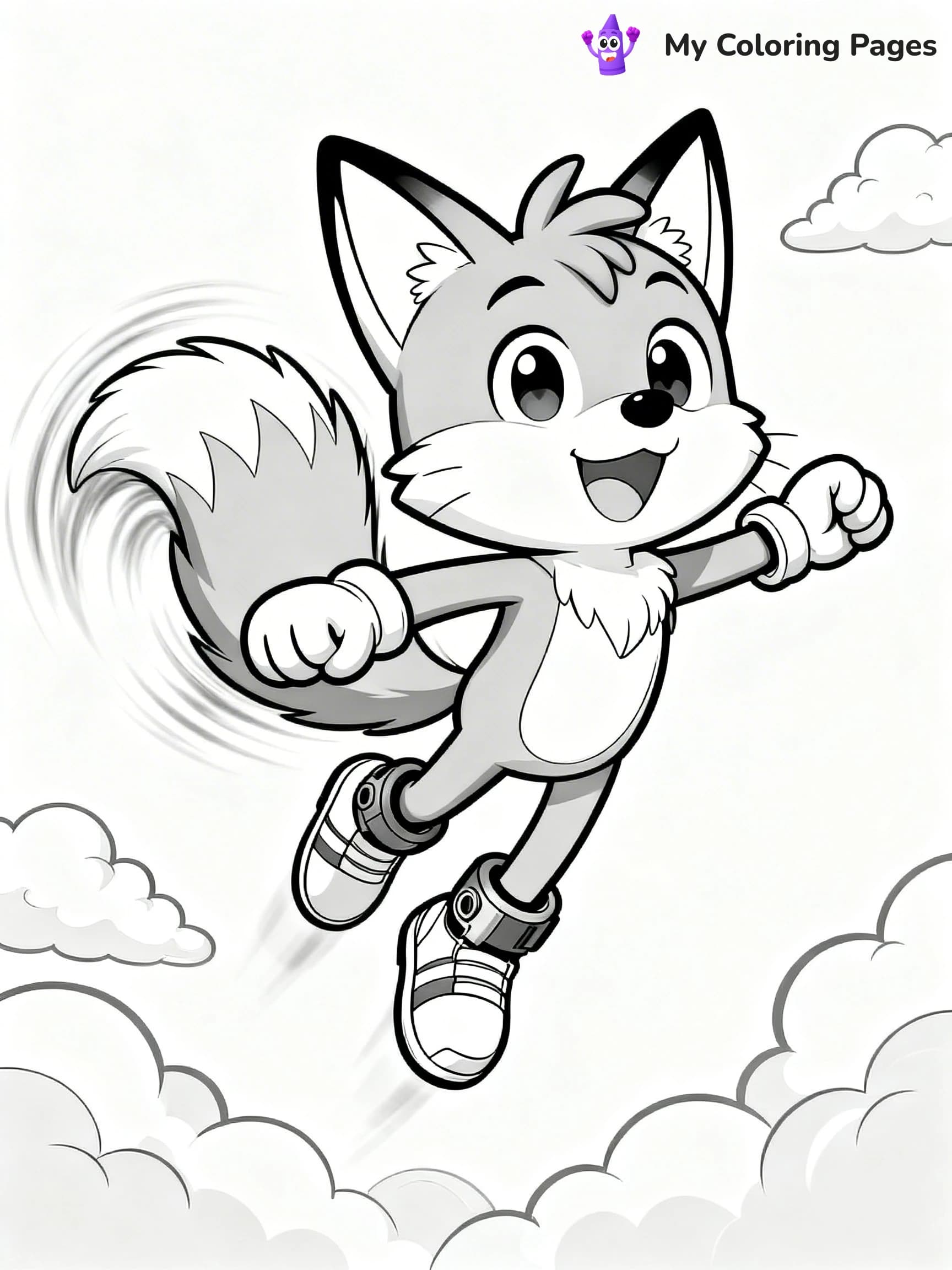 Super Sonic Coloring Pages - 18