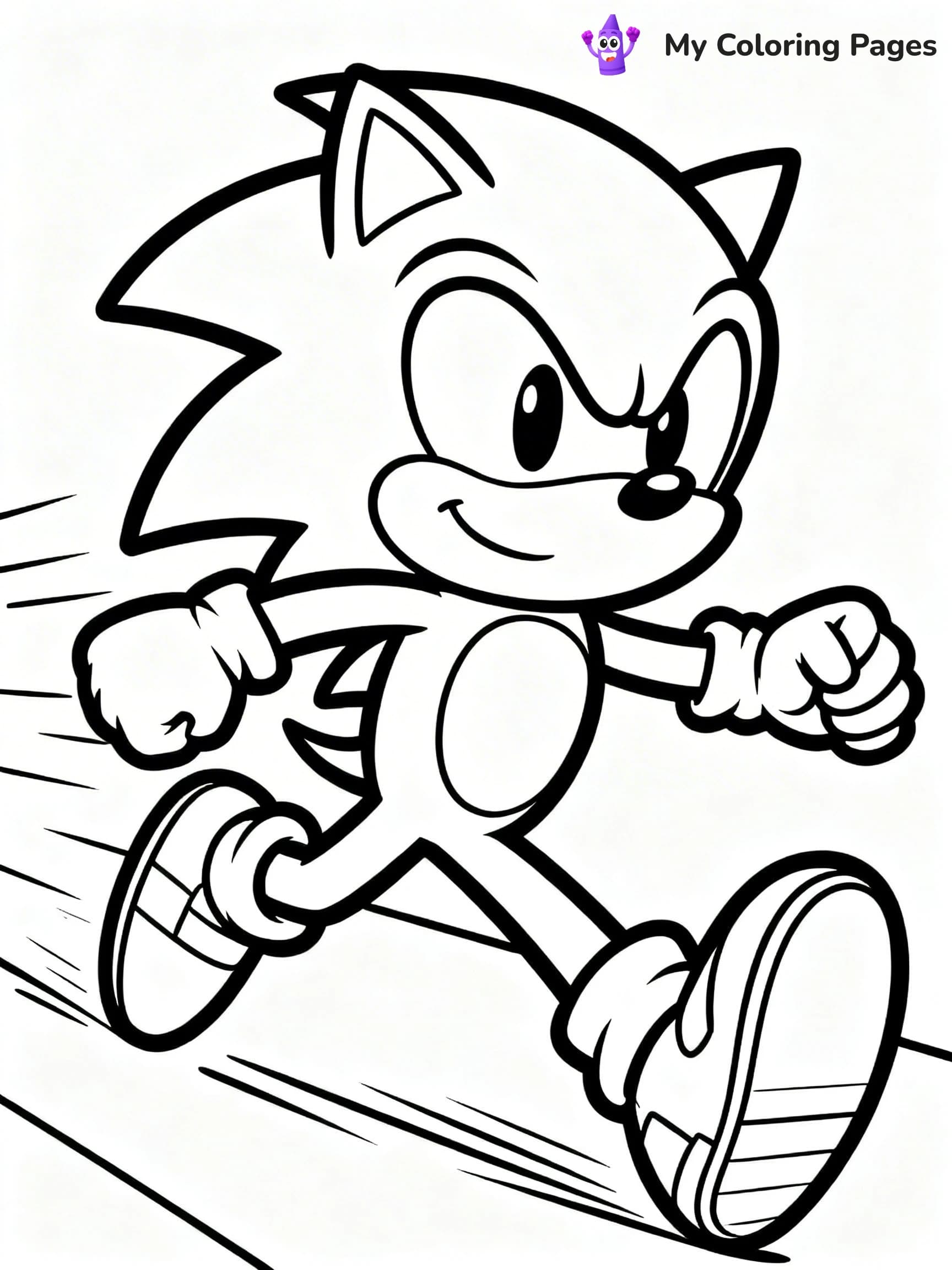 Super Sonic Coloring Pages - 15