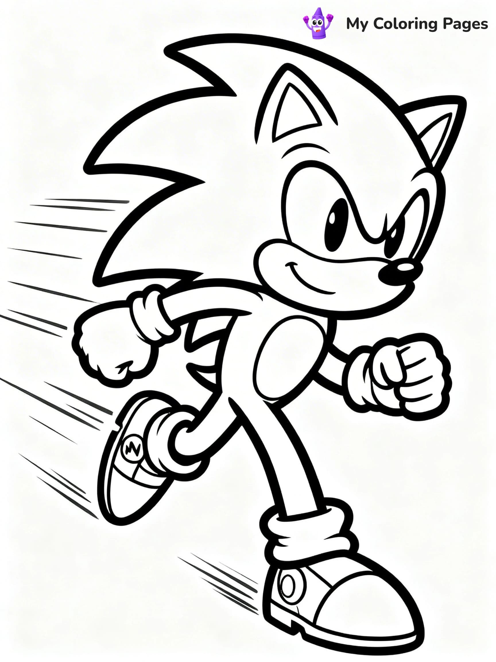 Super Sonic Coloring Pages - 13