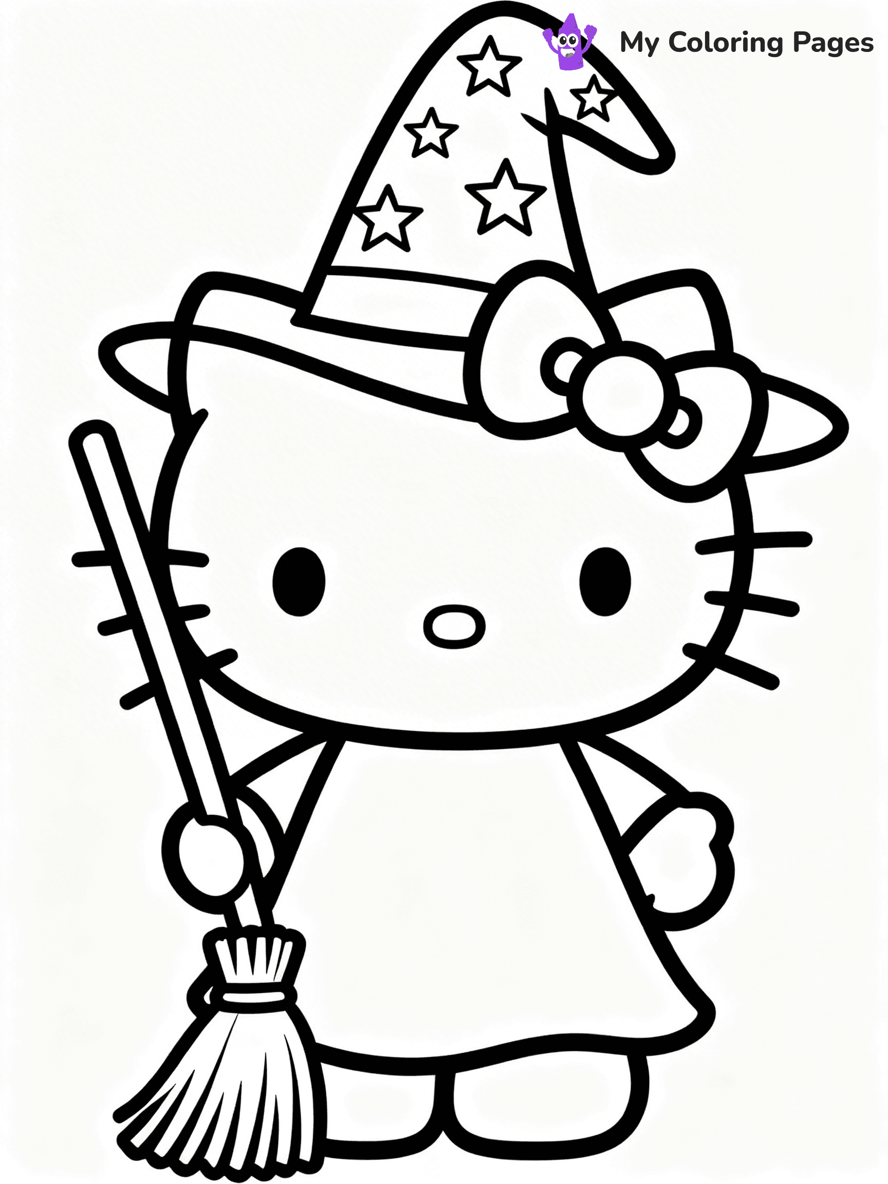 Hello Kitty Coloring Pages Halloween - 22