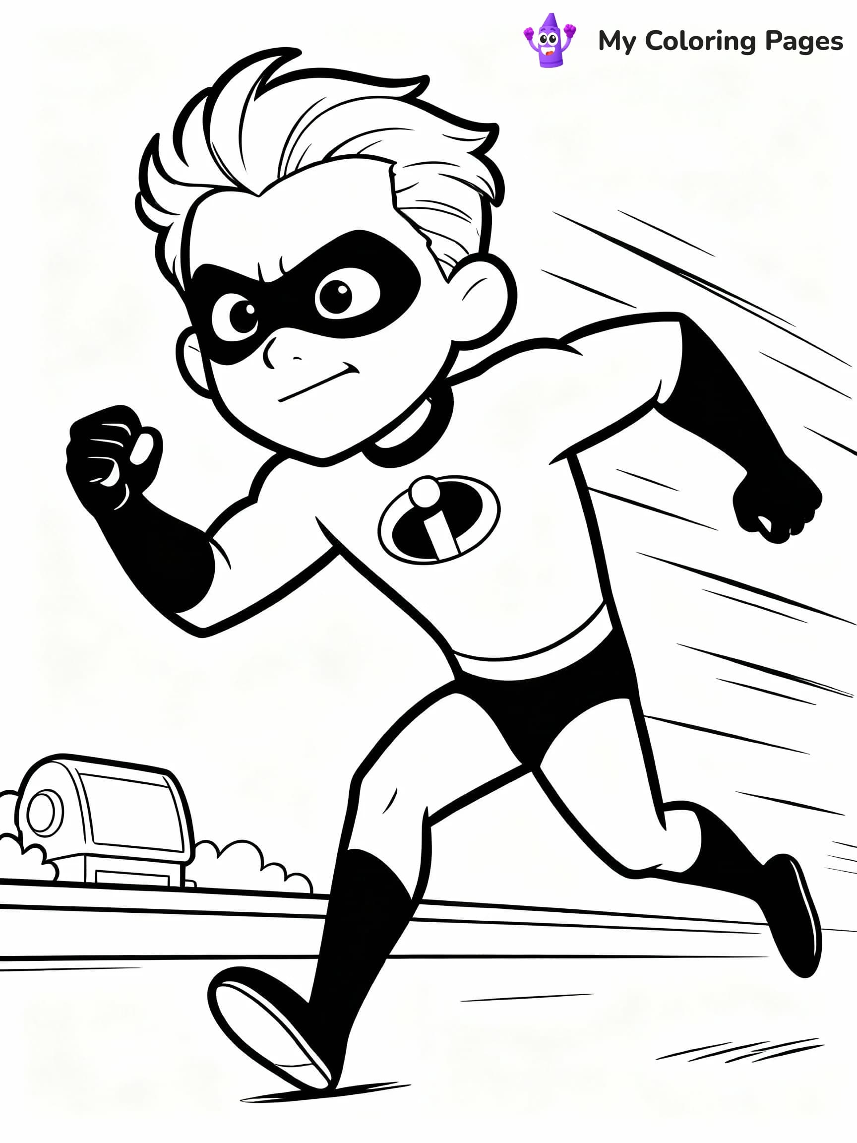 Incredibles Coloring Pages - 20