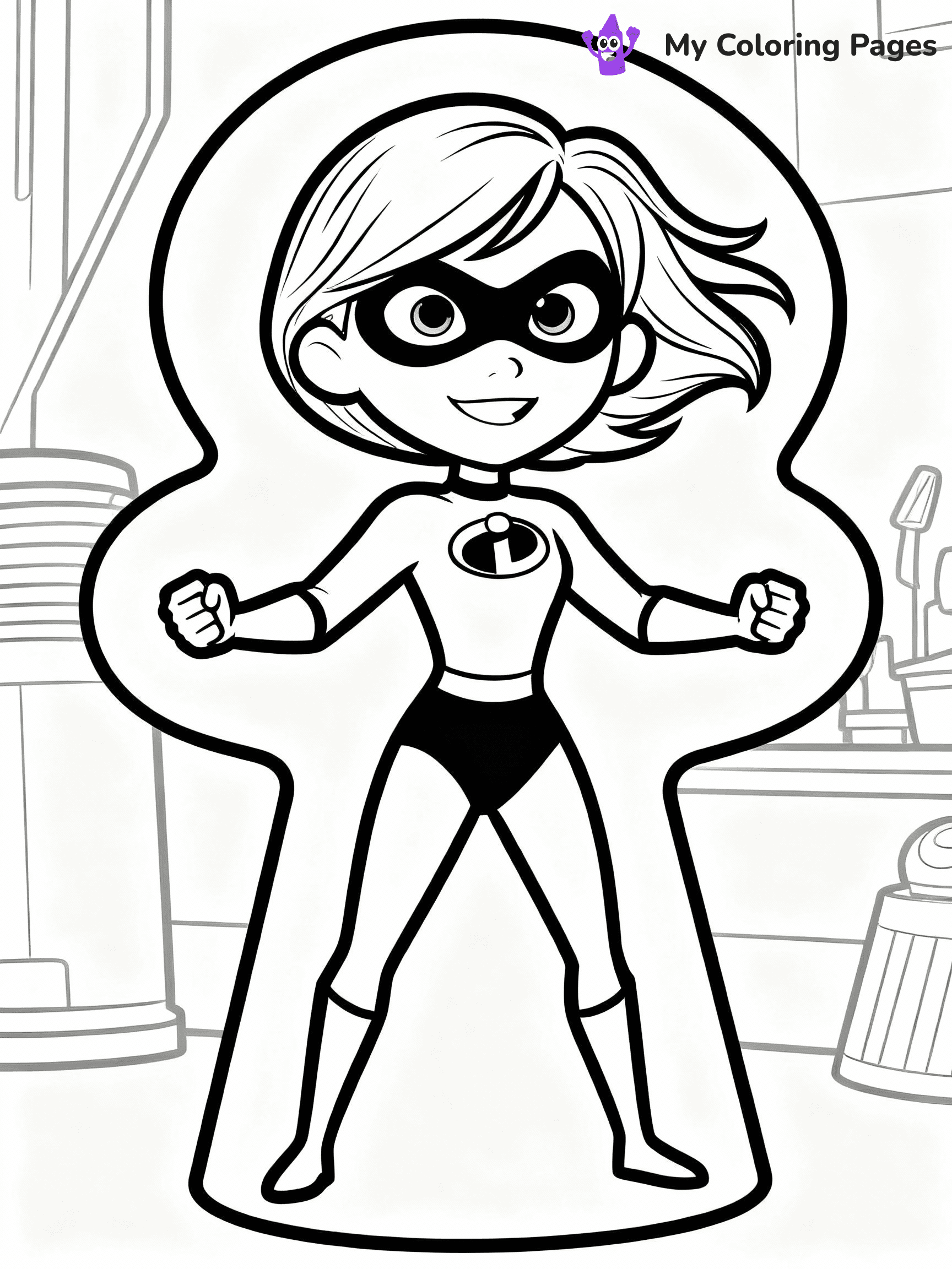 Incredibles Coloring Pages - 21