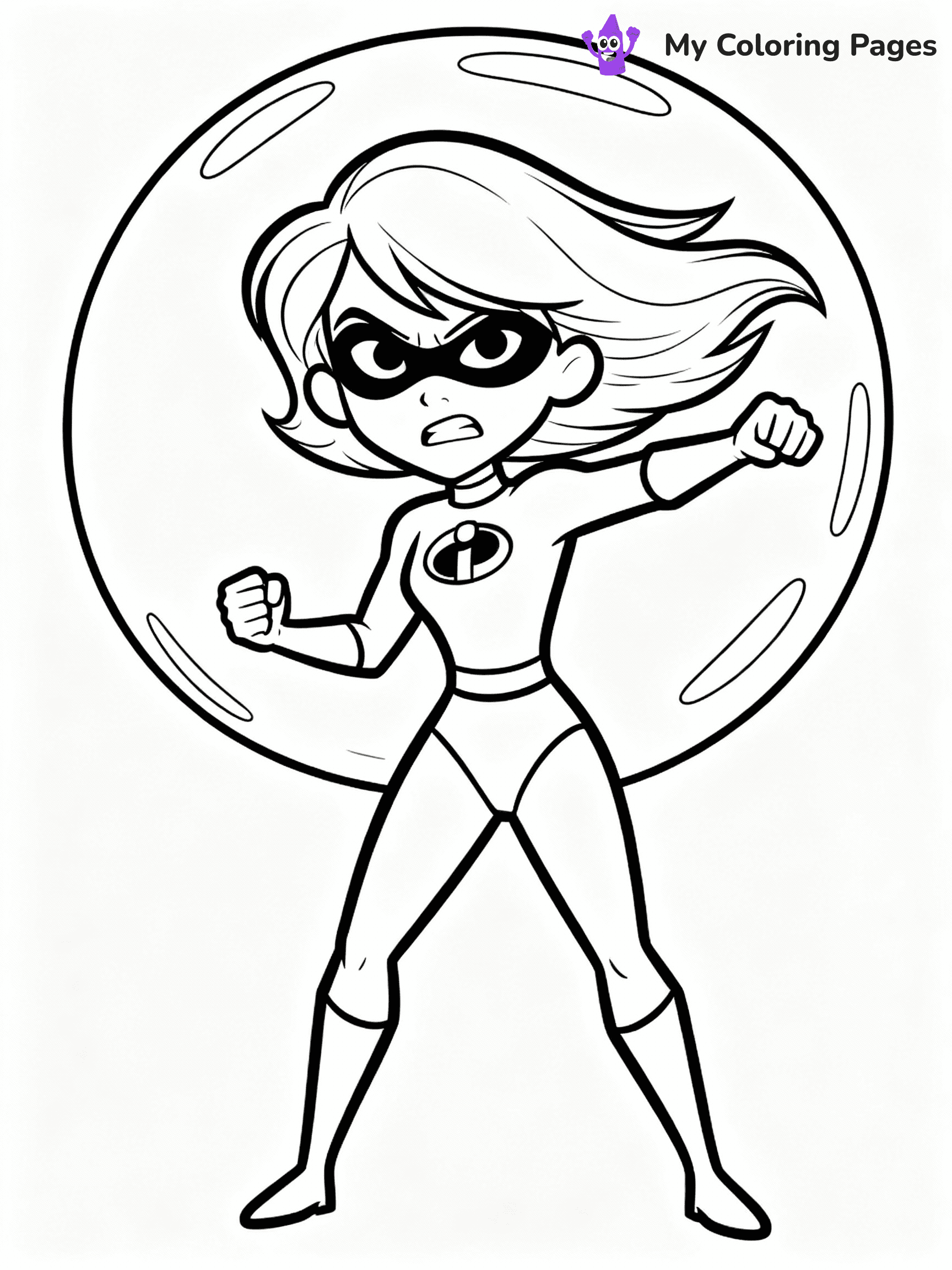 Incredibles Coloring Pages - 19