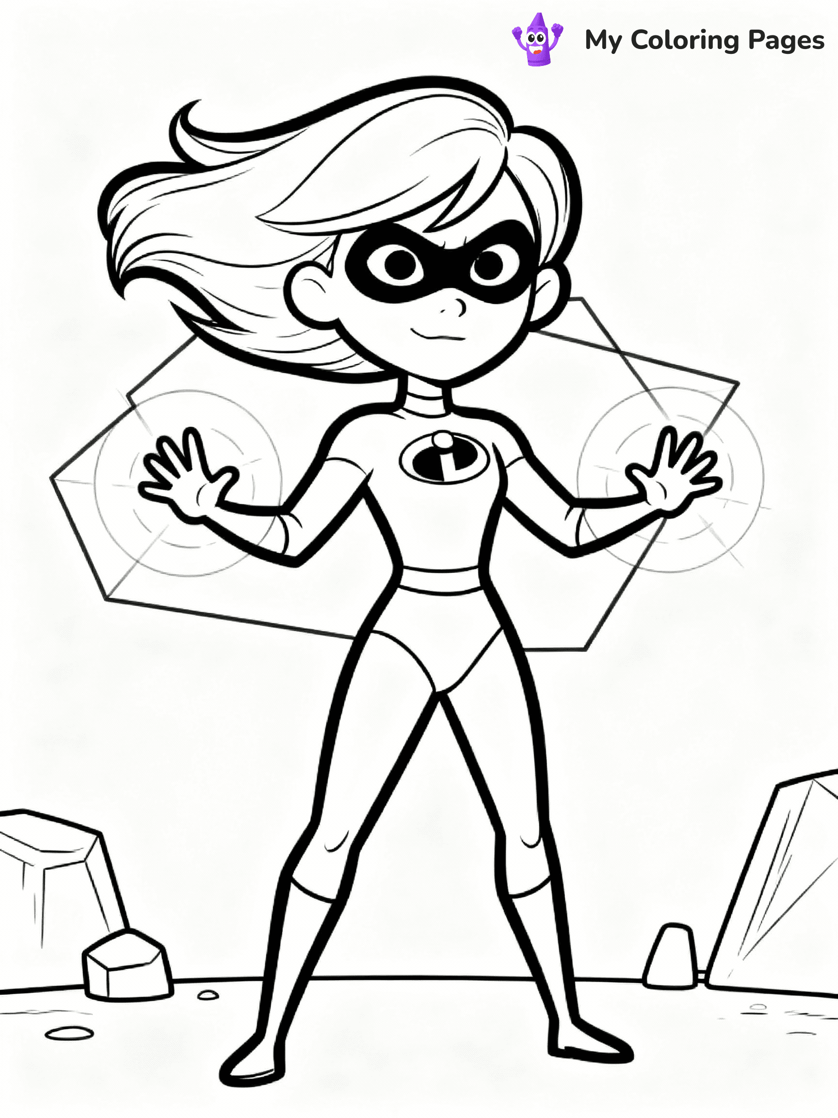 Incredibles Coloring Pages - 17