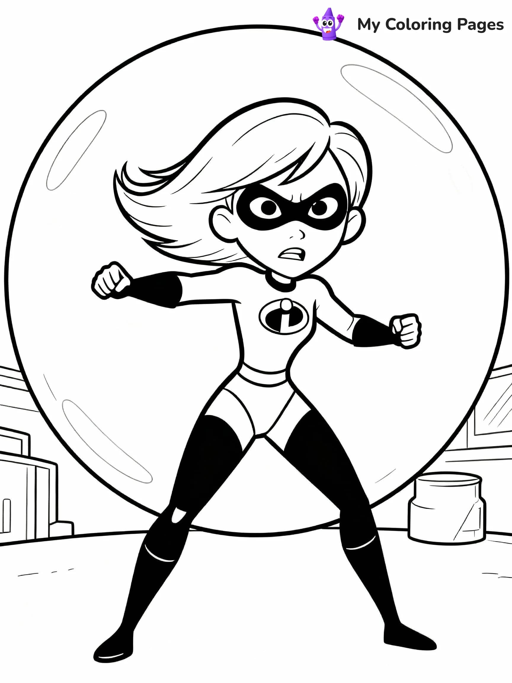 Incredibles Coloring Pages - 16