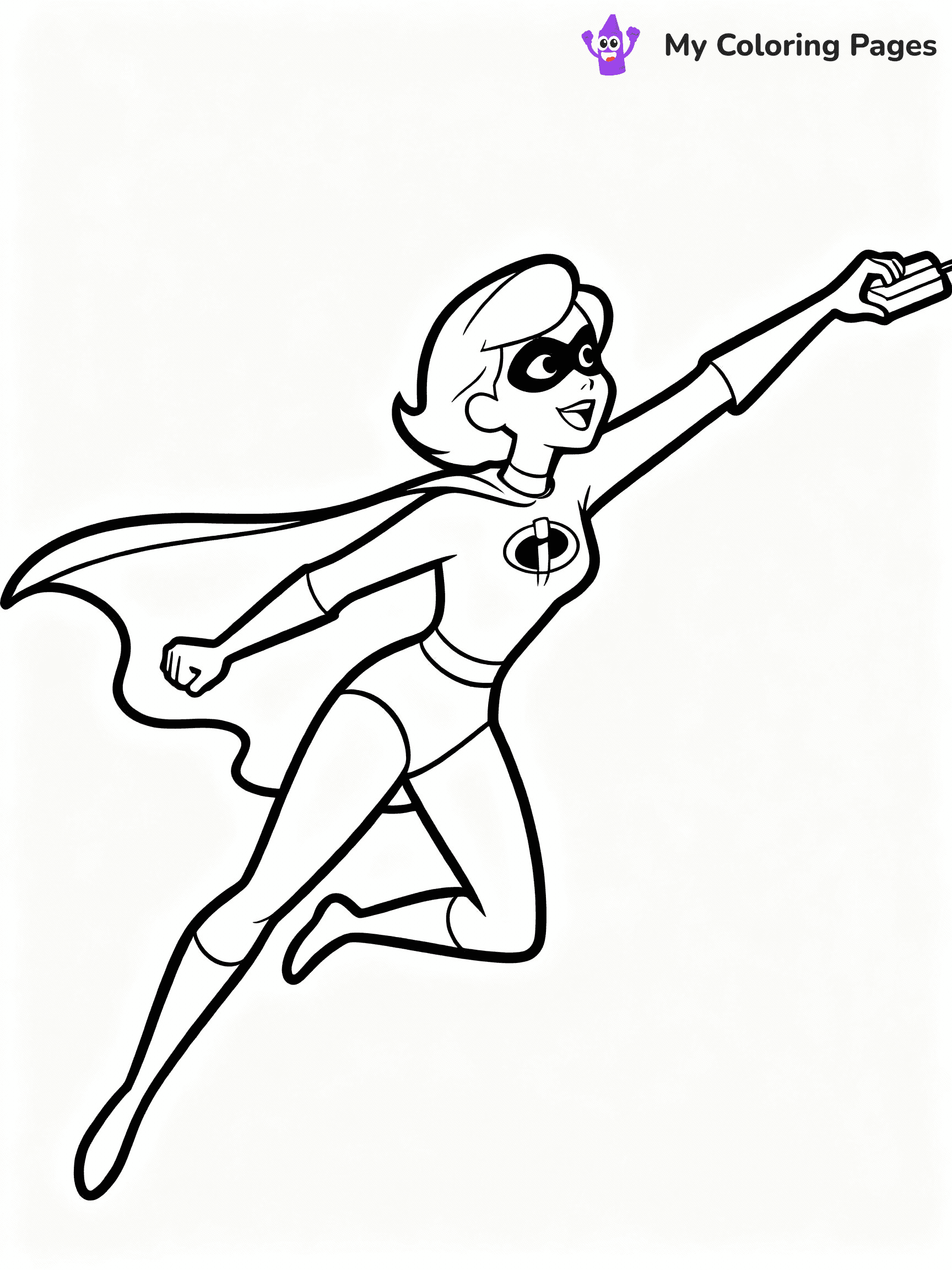 Incredibles Coloring Pages - 12