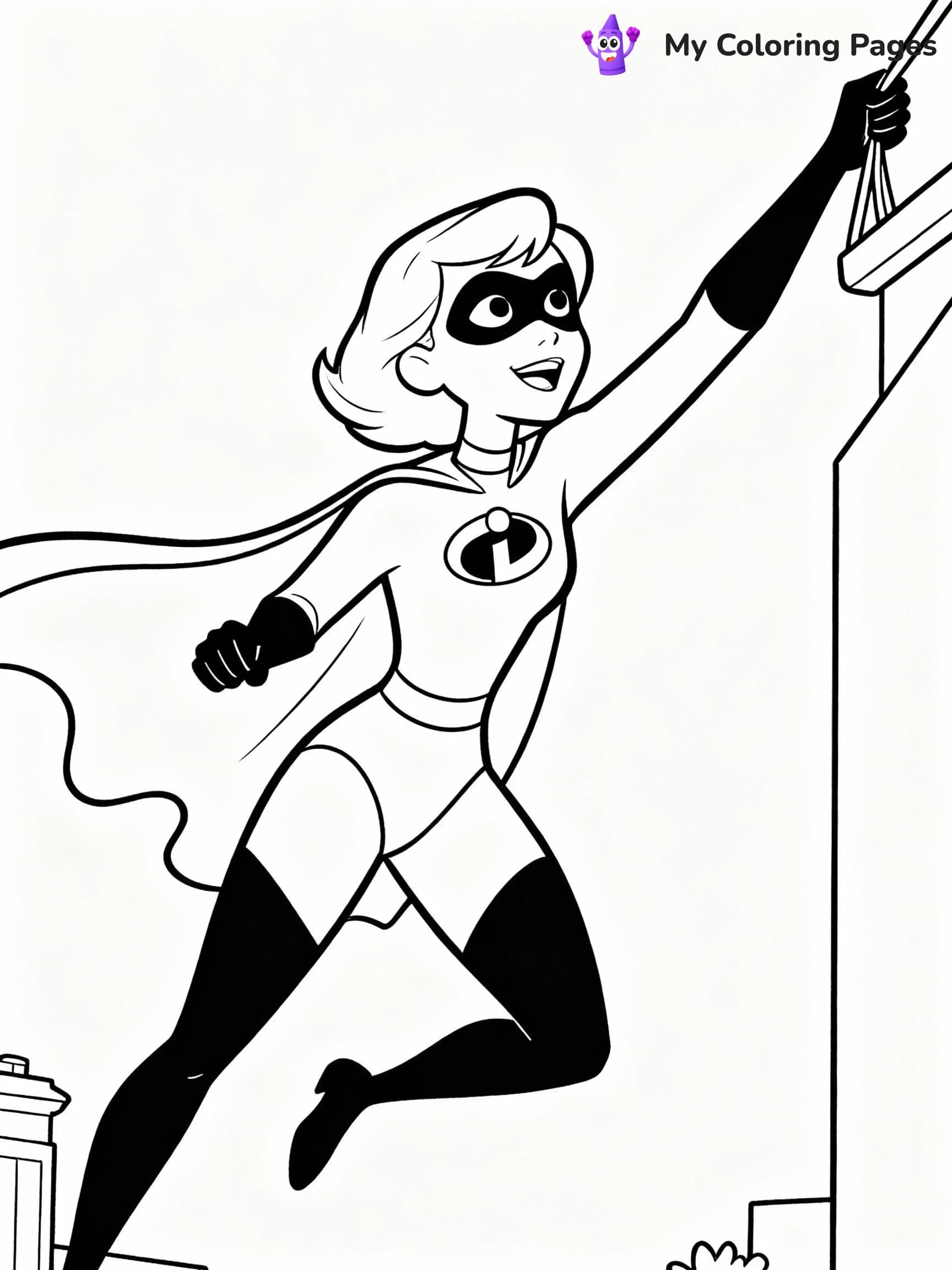 Incredibles Coloring Pages - 8