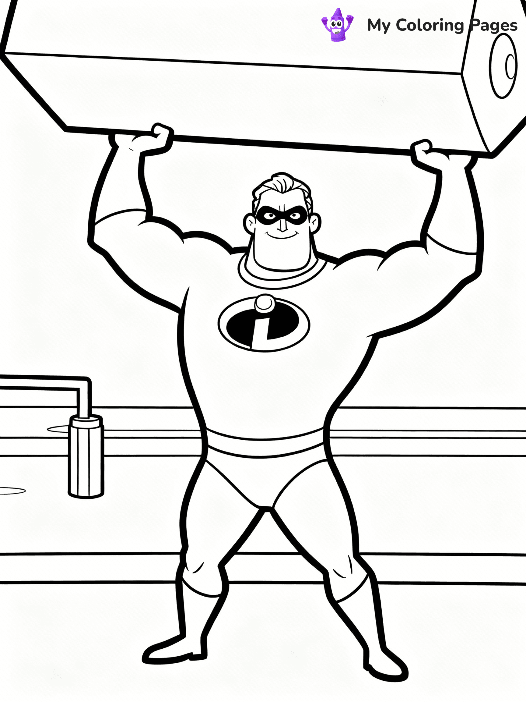 Incredibles Coloring Pages - 5