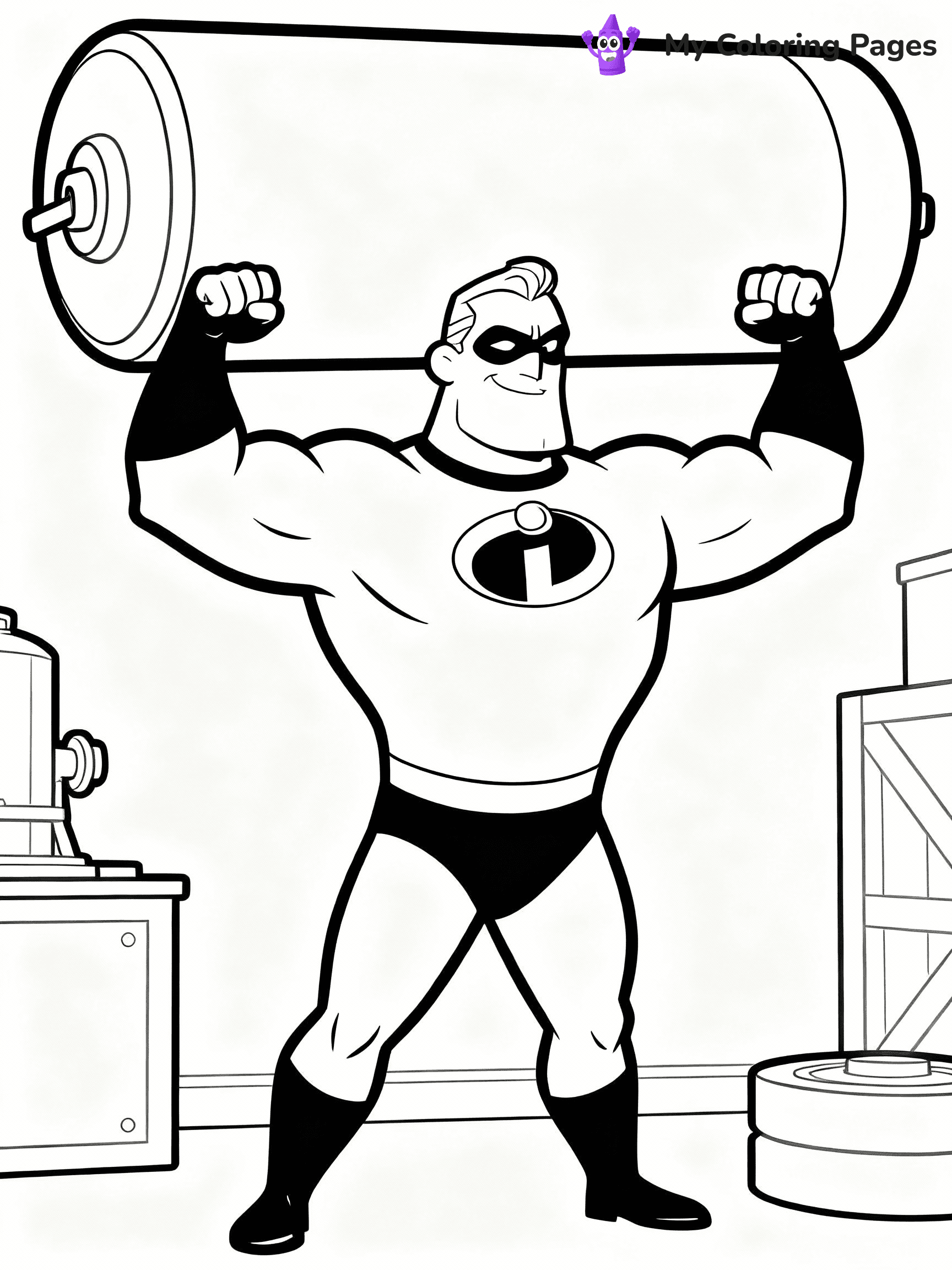 Incredibles Coloring Pages - 4