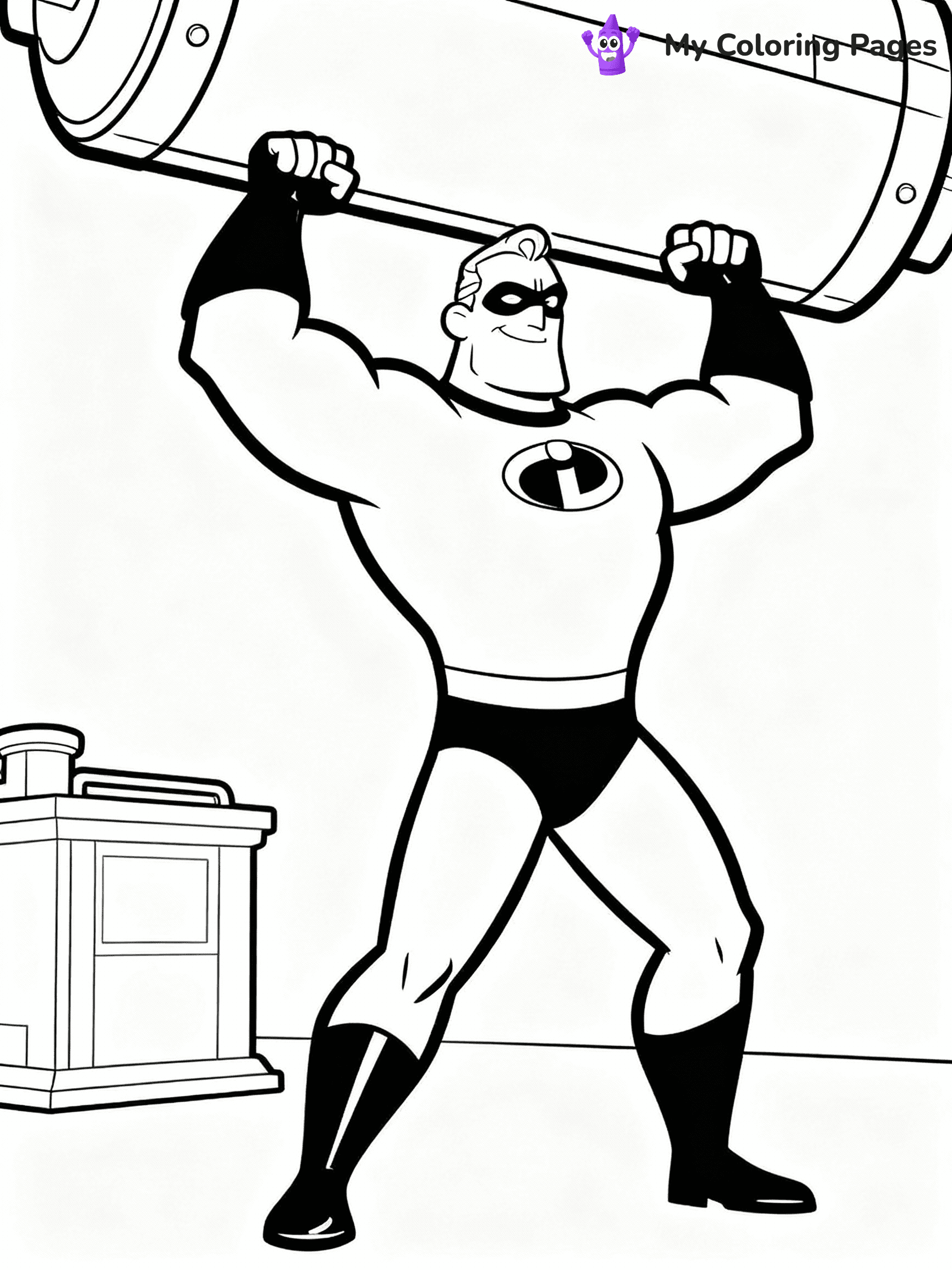 Incredibles Coloring Pages - 3