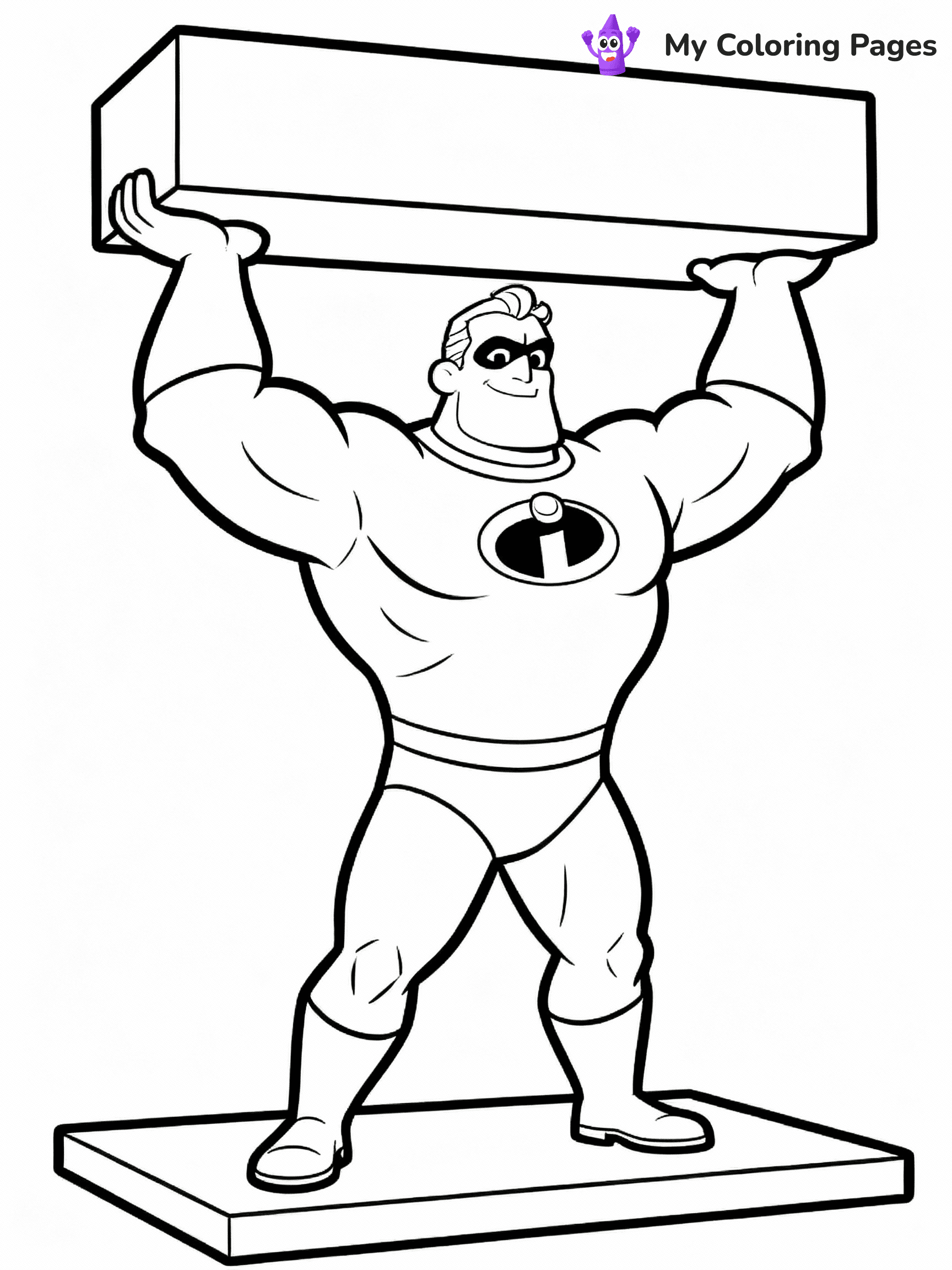 Incredibles Coloring Pages - 2