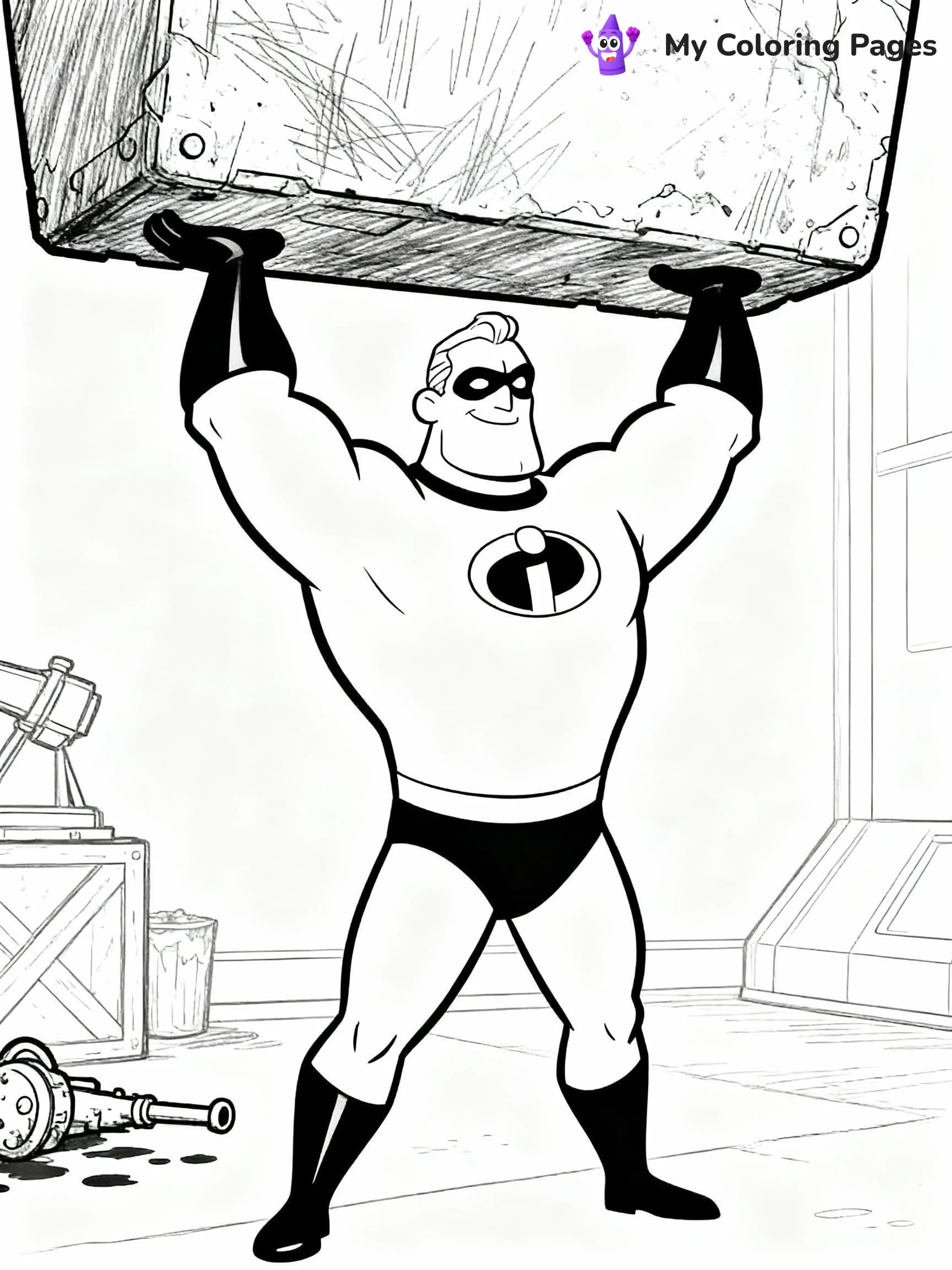 Incredibles Coloring Pages - 1