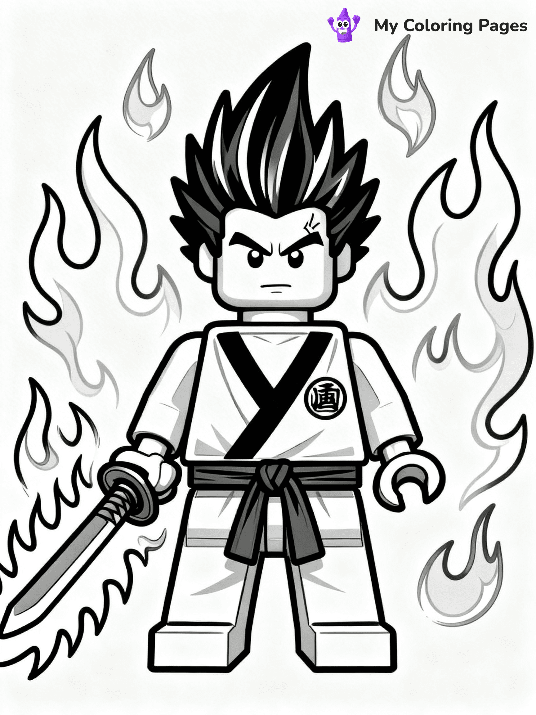 Lego Ninjago Jay Coloring Pages - 21