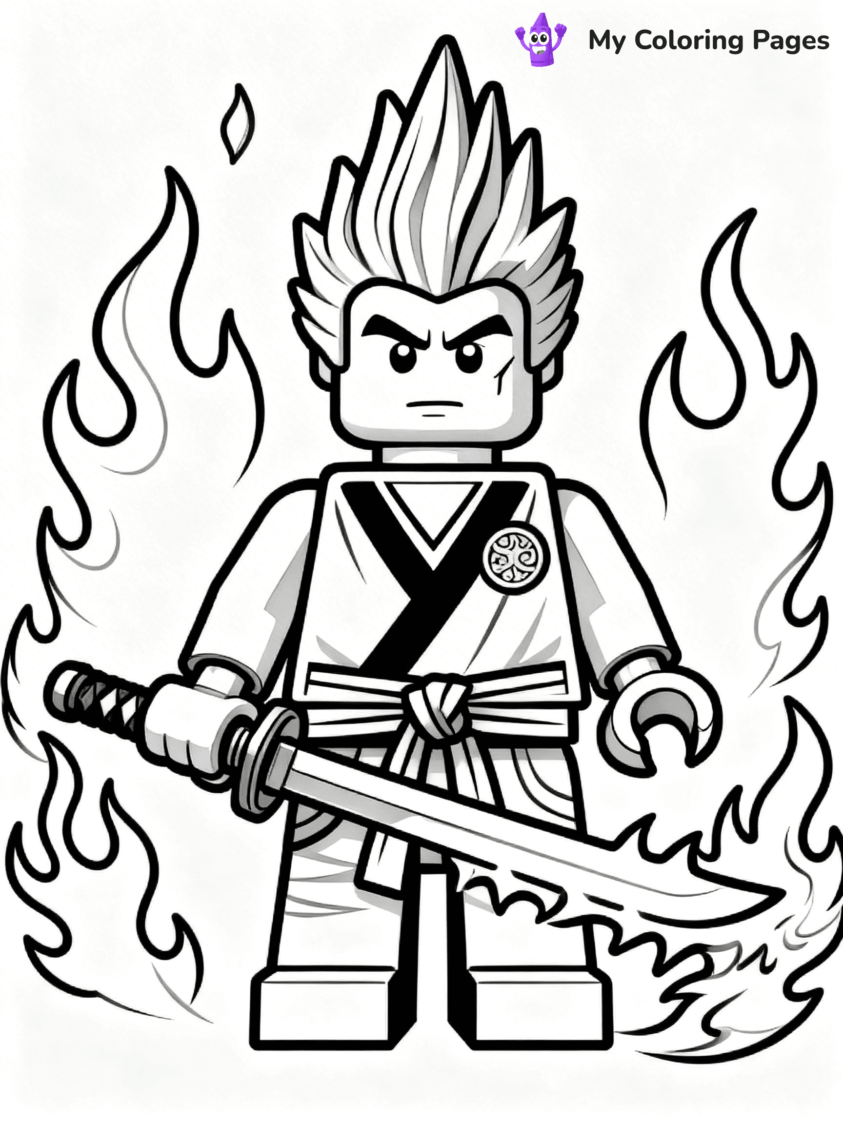 Lego Ninjago Jay Coloring Pages - 20