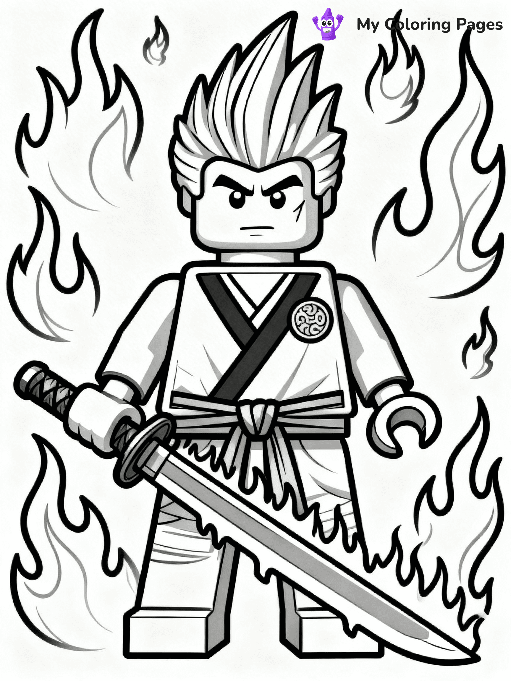 Lego Ninjago Jay Coloring Pages - 19