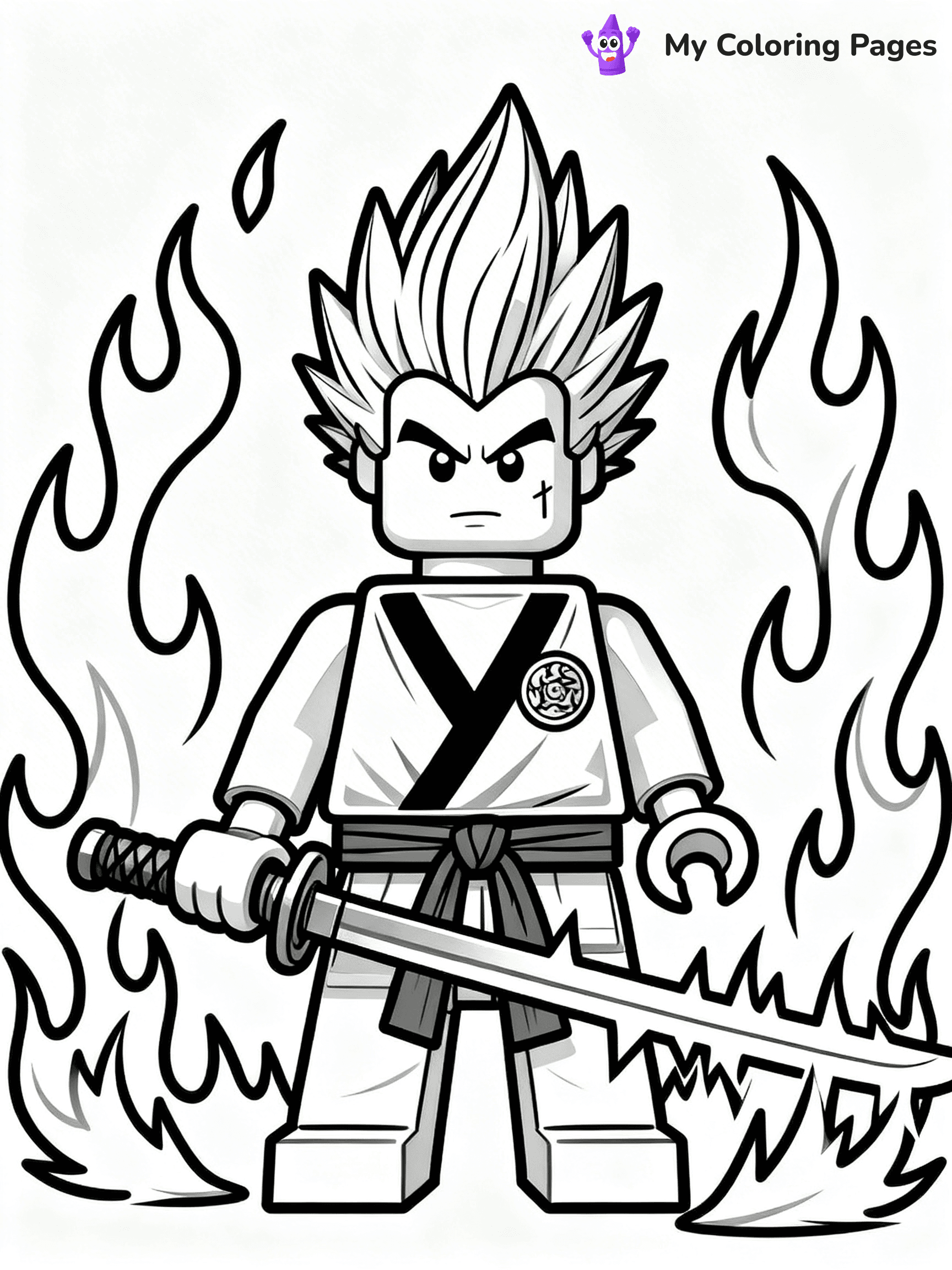 Lego Ninjago Jay Coloring Pages - 17