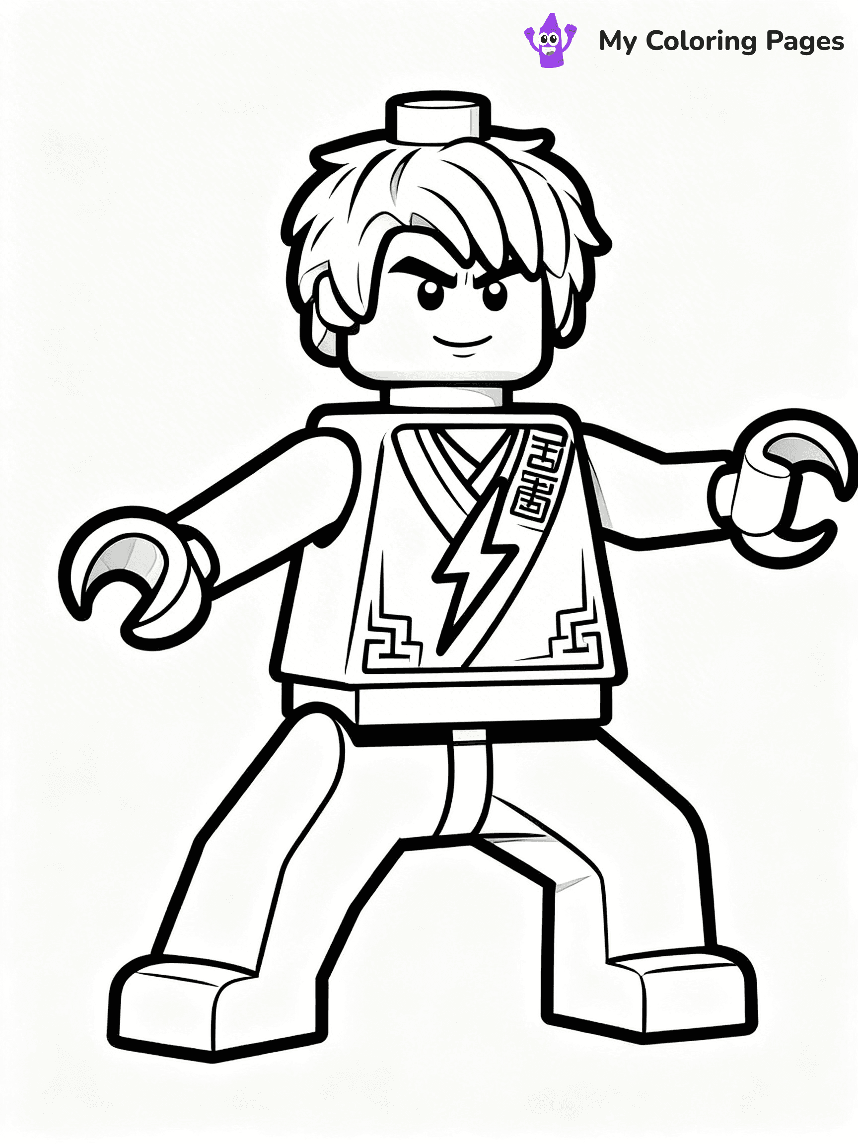 Lego Ninjago Jay Coloring Pages - 14