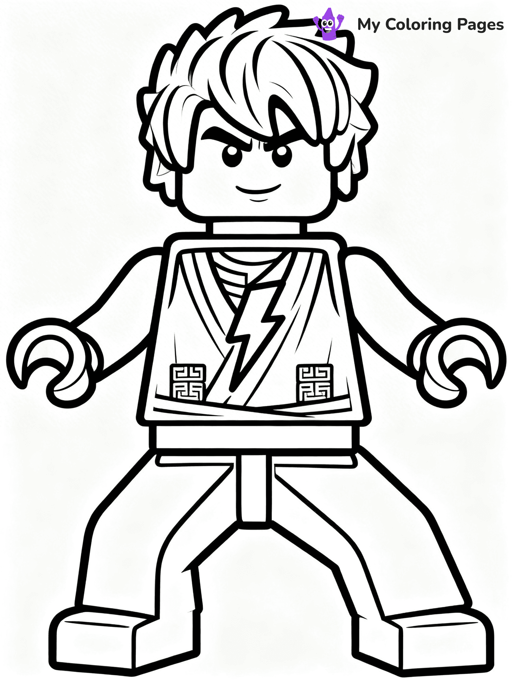 Lego Ninjago Jay Coloring Pages - 13