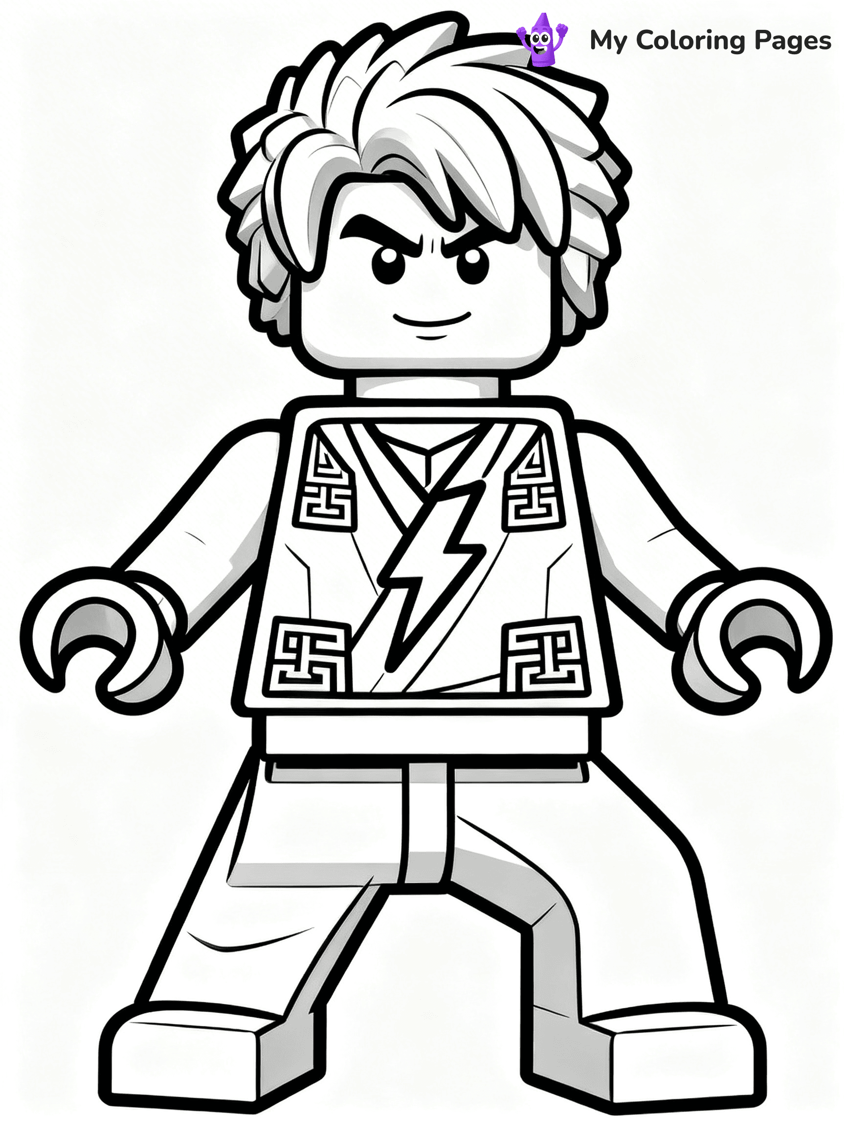 Lego Ninjago Jay Coloring Pages - 12