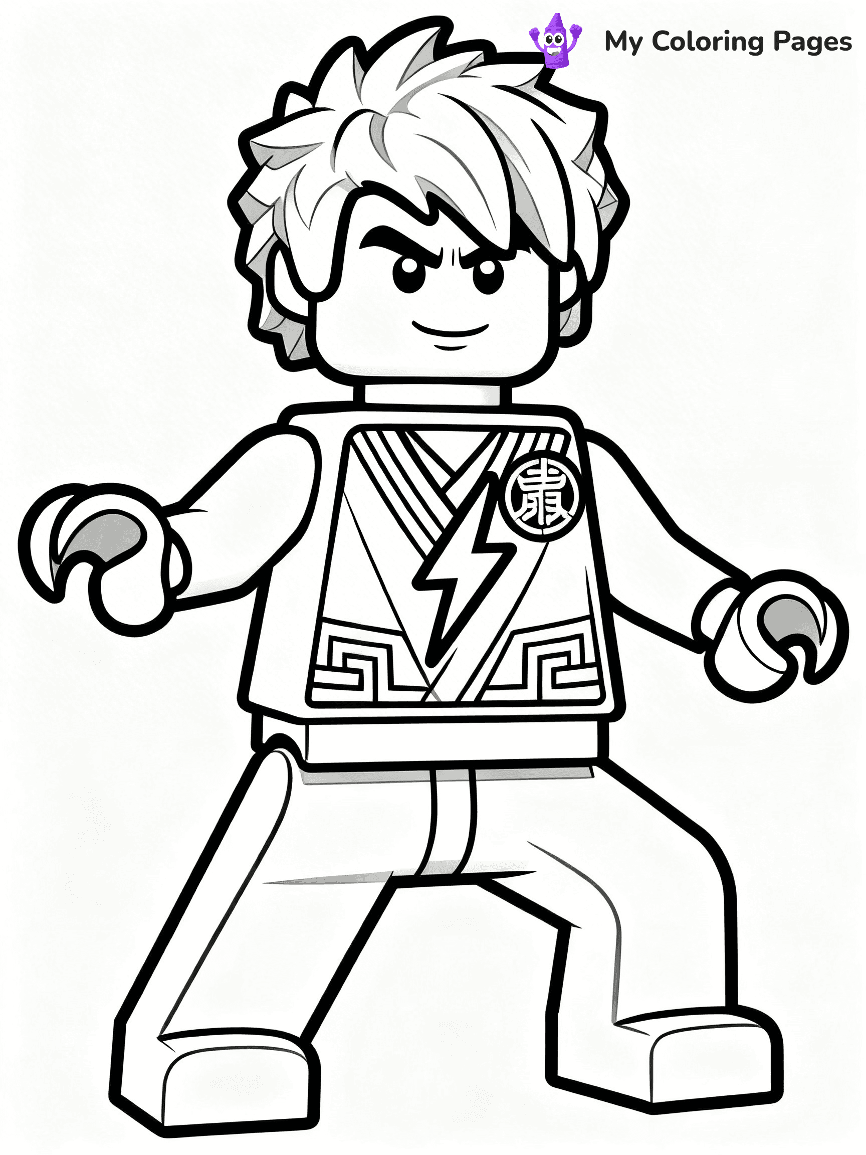 Lego Ninjago Jay Coloring Pages - 11