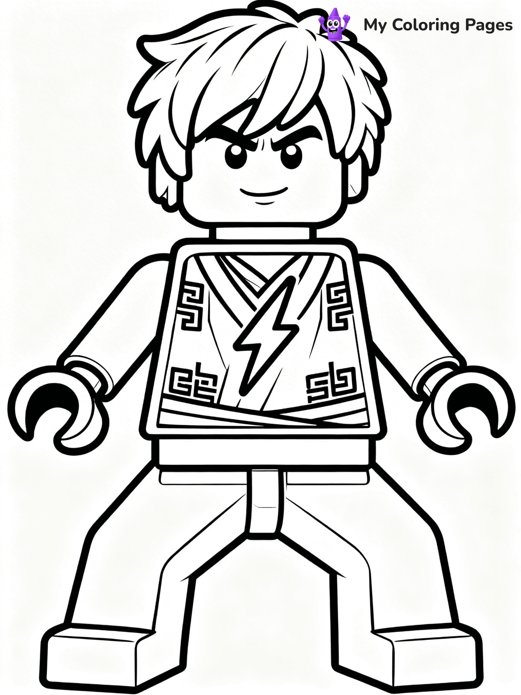 Lego Ninjago Jay Coloring Pages - 10