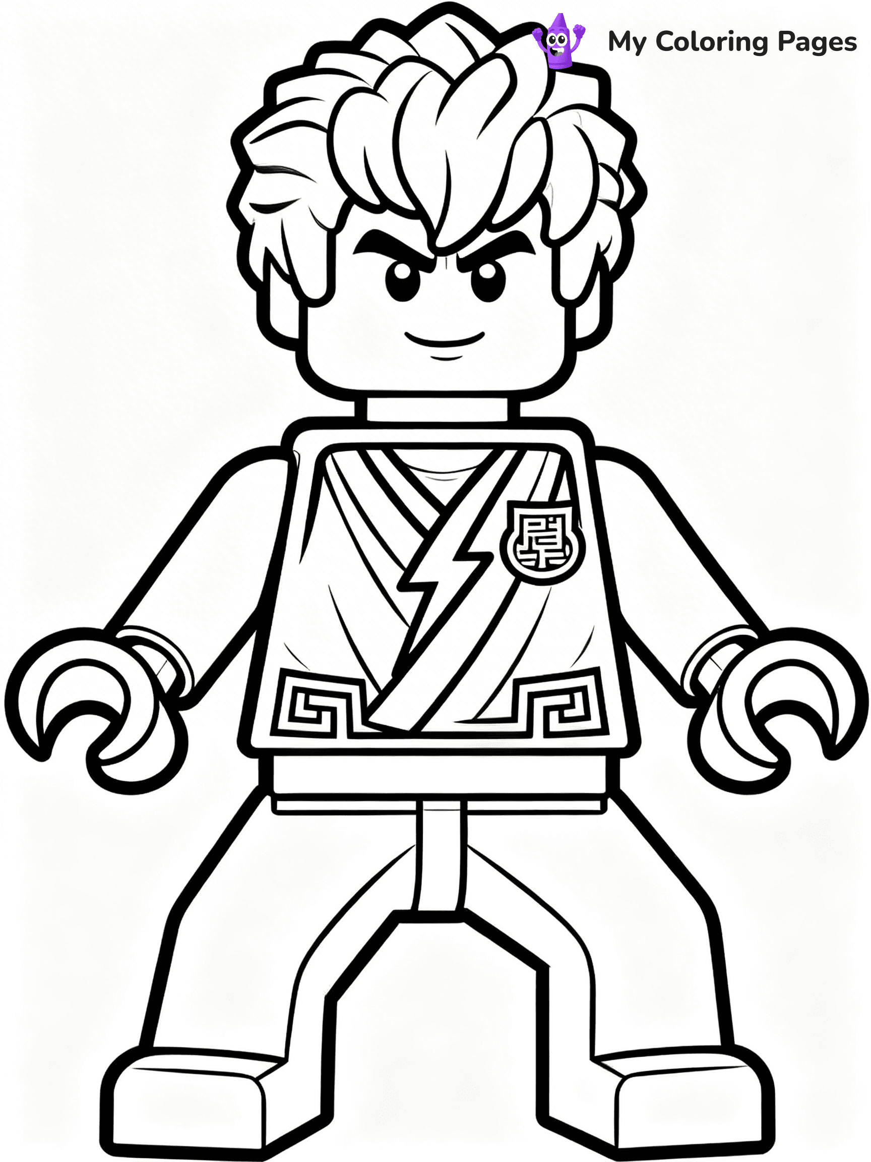 Lego Ninjago Jay Coloring Pages - 9