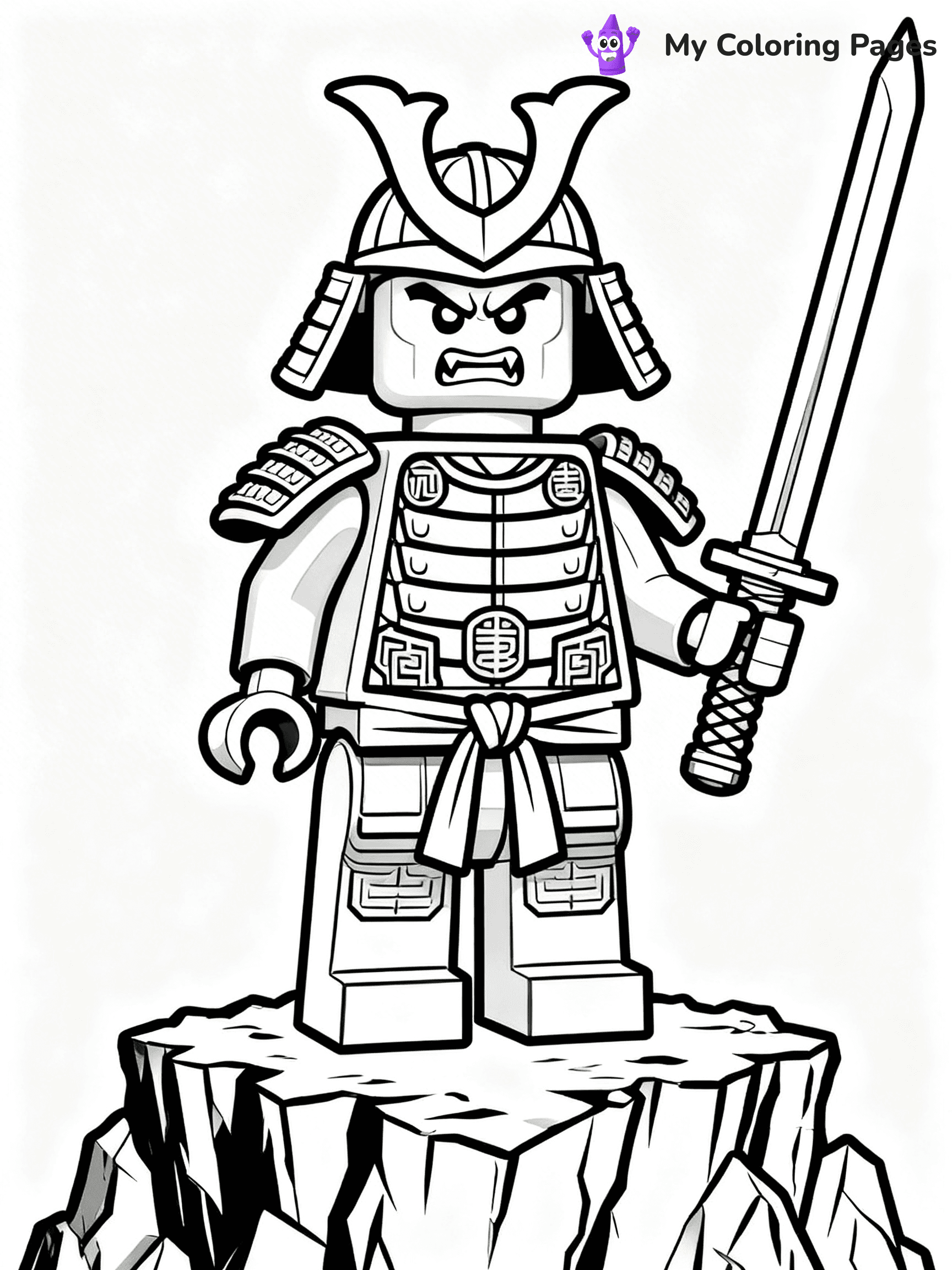 Lego Ninjago Jay Coloring Pages - 7
