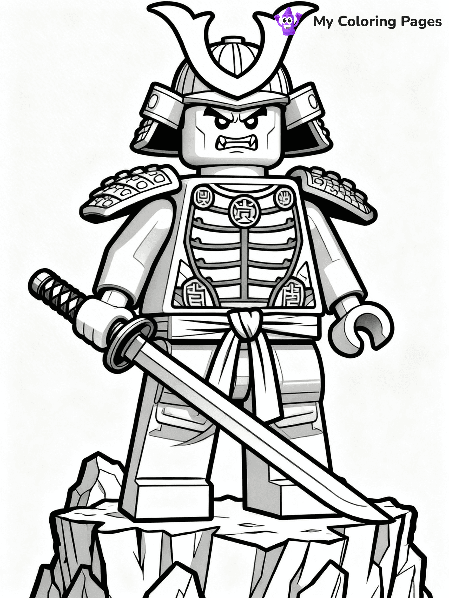 Lego Ninjago Jay Coloring Pages - 4