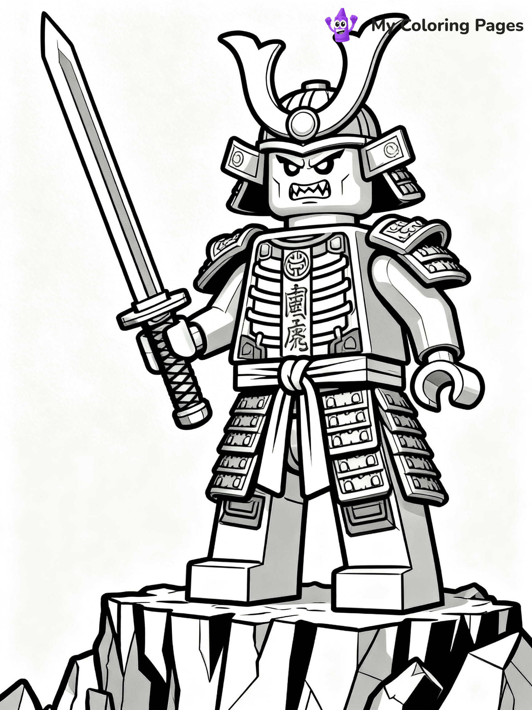 Lego Ninjago Jay Coloring Pages - 1